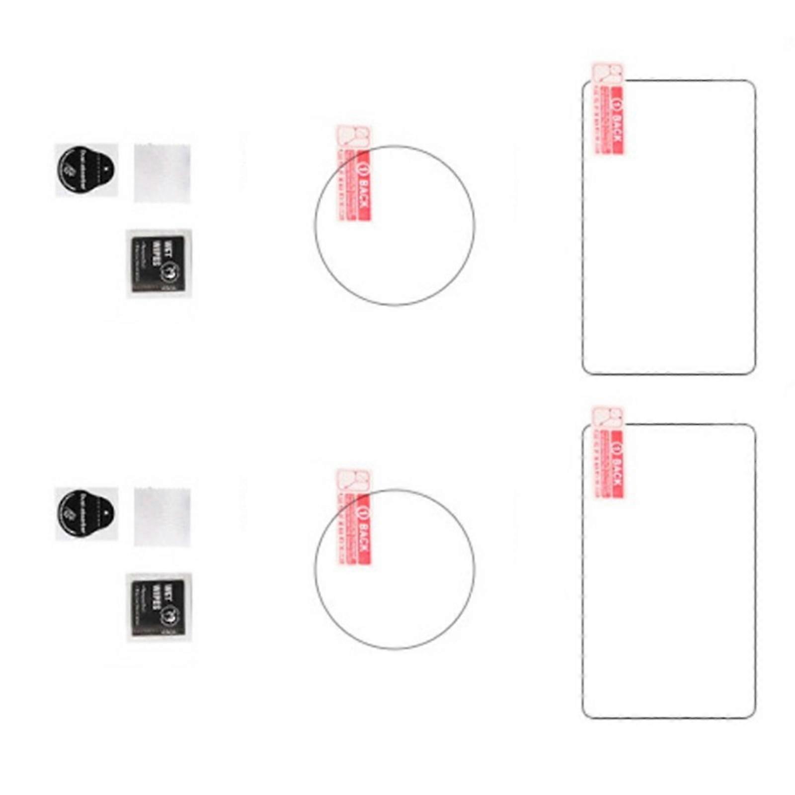 Scratch Resistant Camera Screen Guard With Rounded Edges and Exactness Fit for Action Camera Multicolor