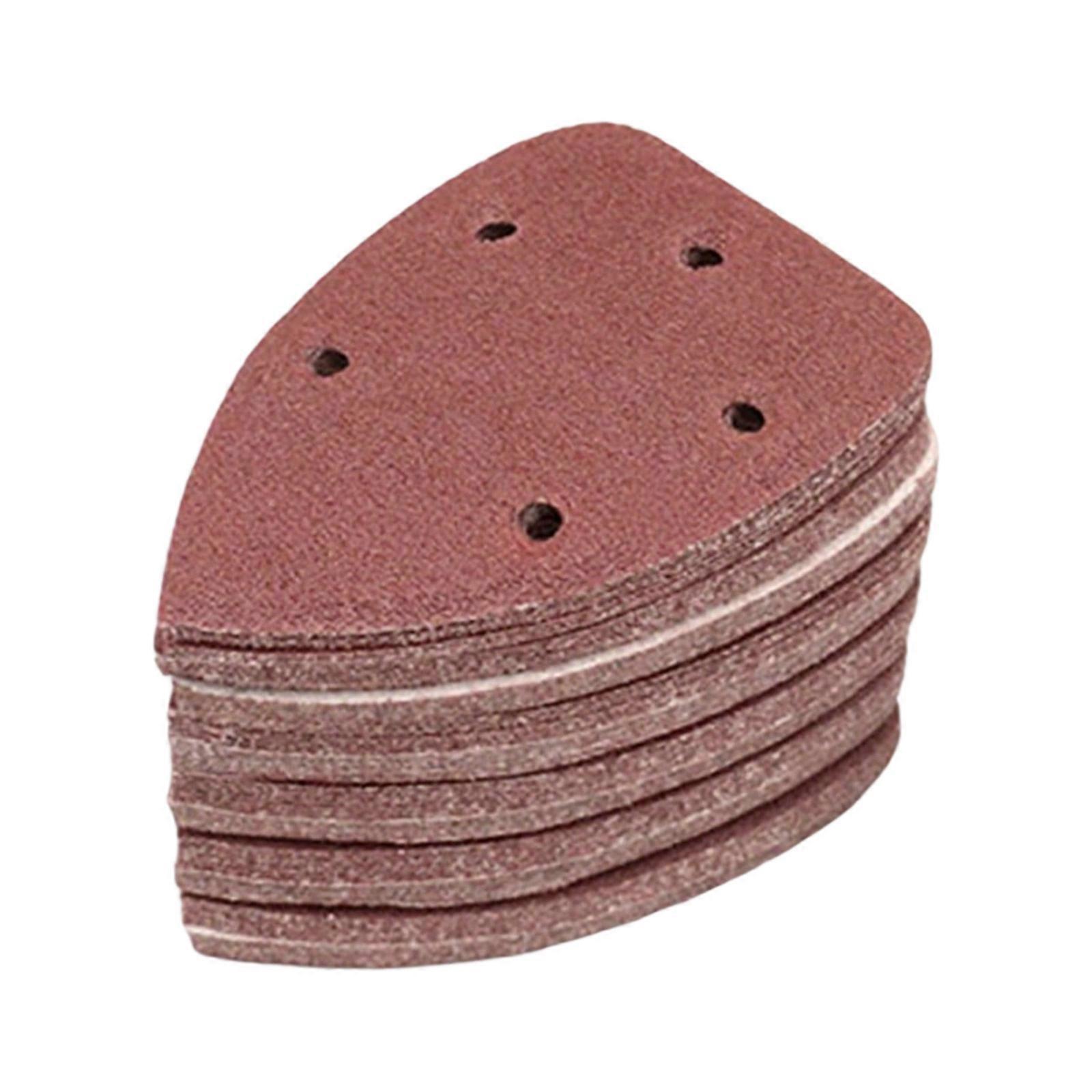 30Pcs Mouse Detail Sander Sandpaper 60-320 Grits Assorted Sanding Pads Triangular Sander Sandpaper Multicolor
