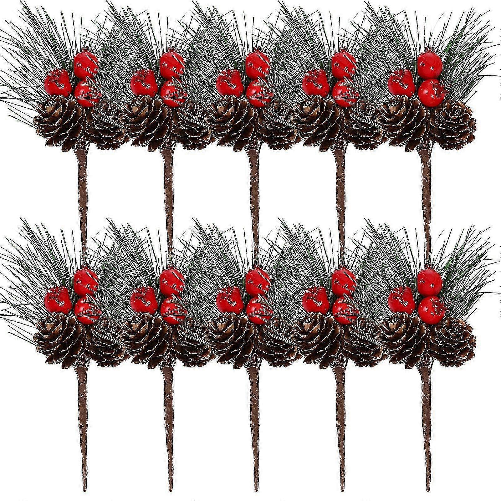 Holiday Wreath Making Kit with Pine Cones Berries and Branches