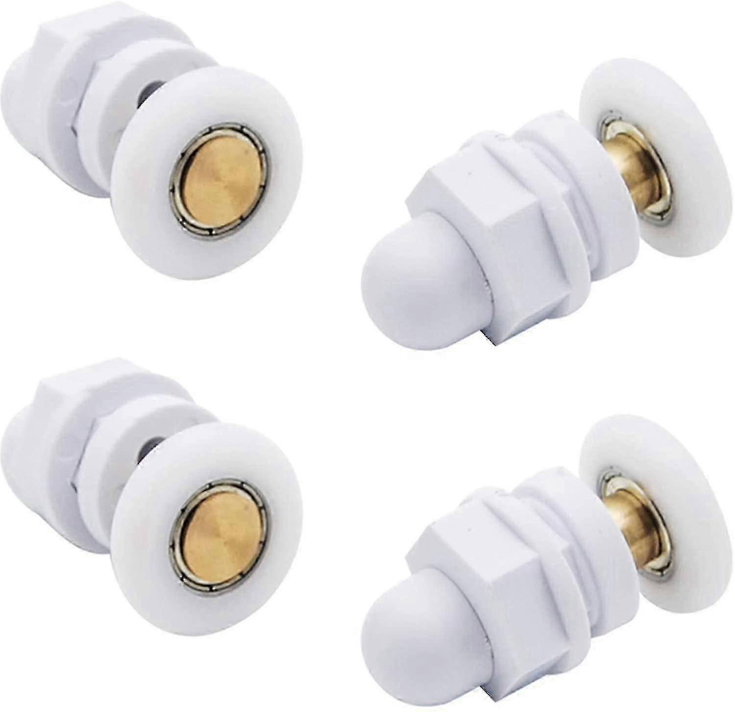 Shower Door Sliding Rollers, Durable, Waterproof And Rustproof (4-pack)