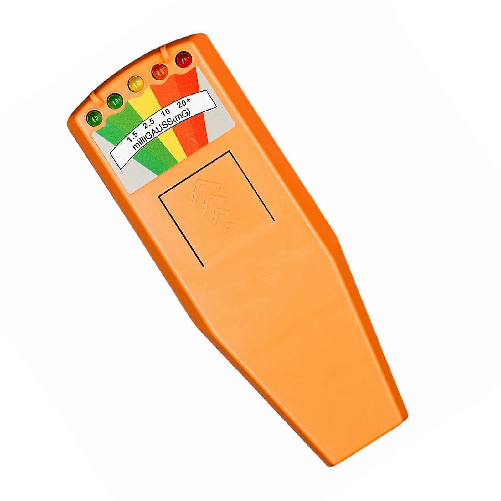 Radiation Tester With 5 LED Visual Alerts Small Lightweight Monitor for Home Electrical Devices Wireless Signals Multicolor