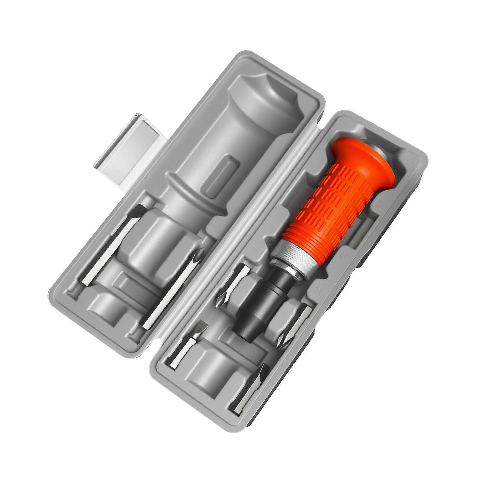 MultiFunctional Impact Driver Bit Kit High Torques Multiple Bit Types Heavy Duty Shock Screw Driver Bit 1set/7pcs Multicolor