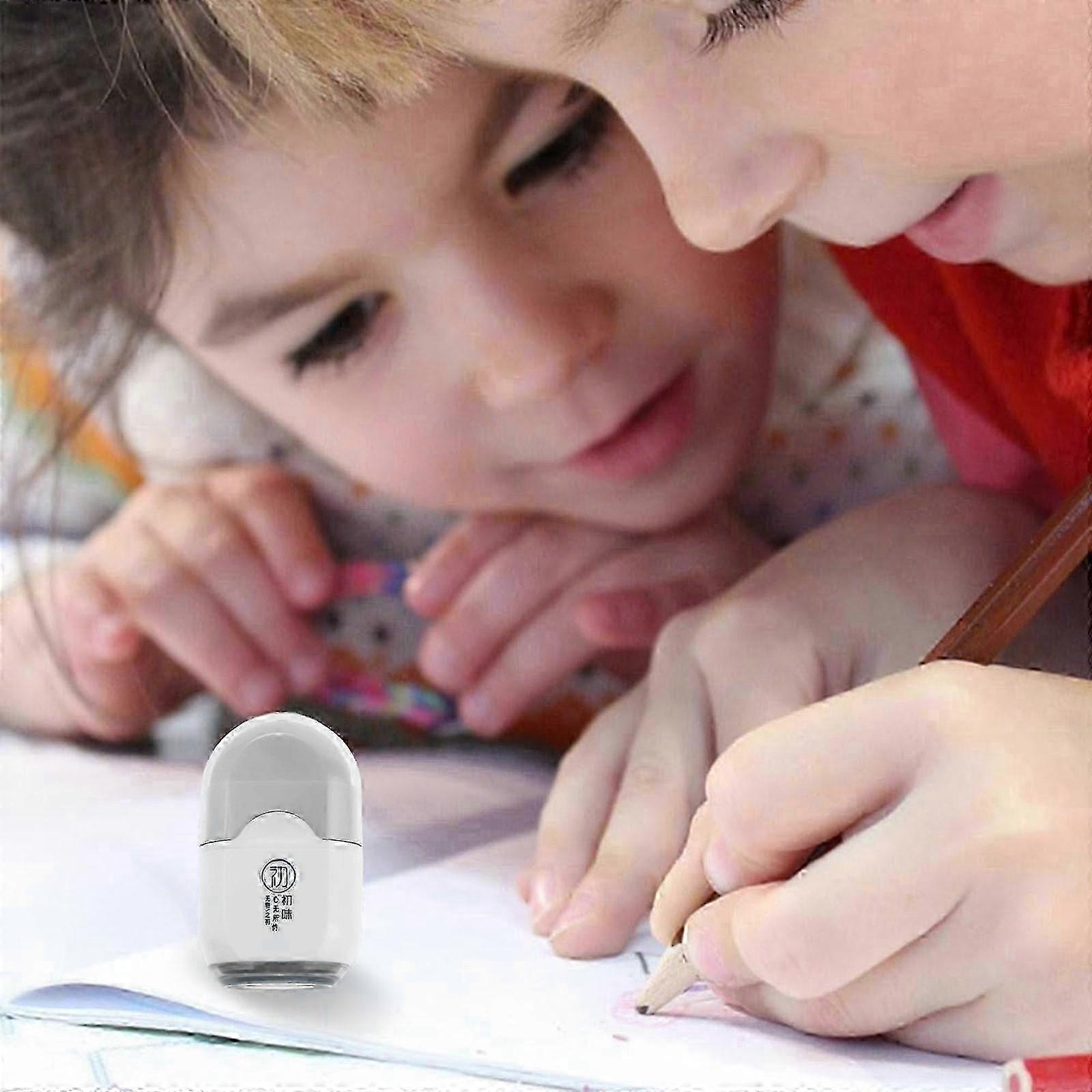 1pcs pencil sharpener with eraser - random color