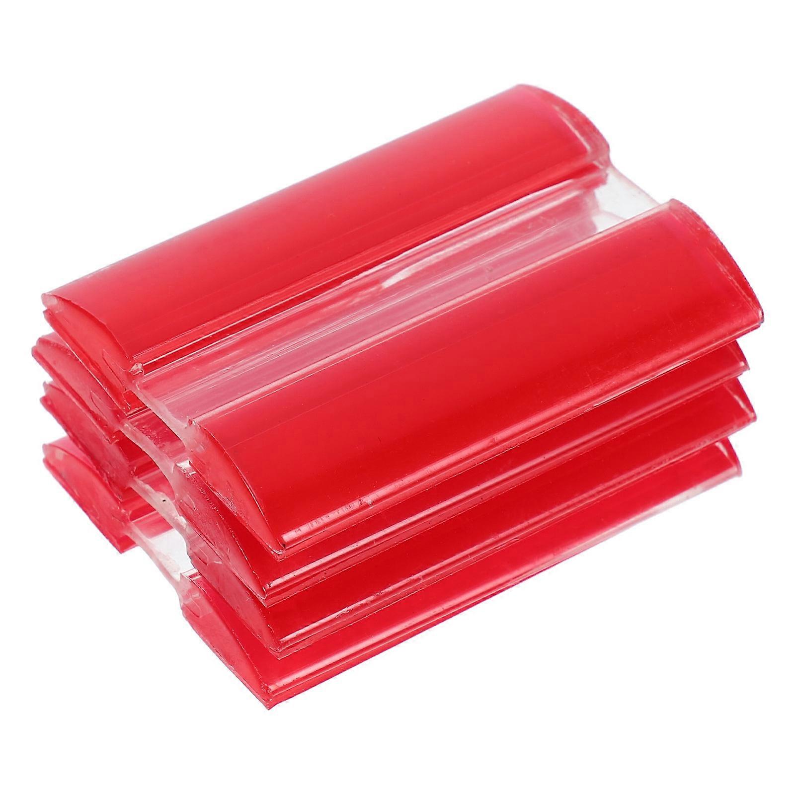 Transparent Mini Cabinet Hinge Buckle Acrylic Material Wallfriendly Use 4Pcs