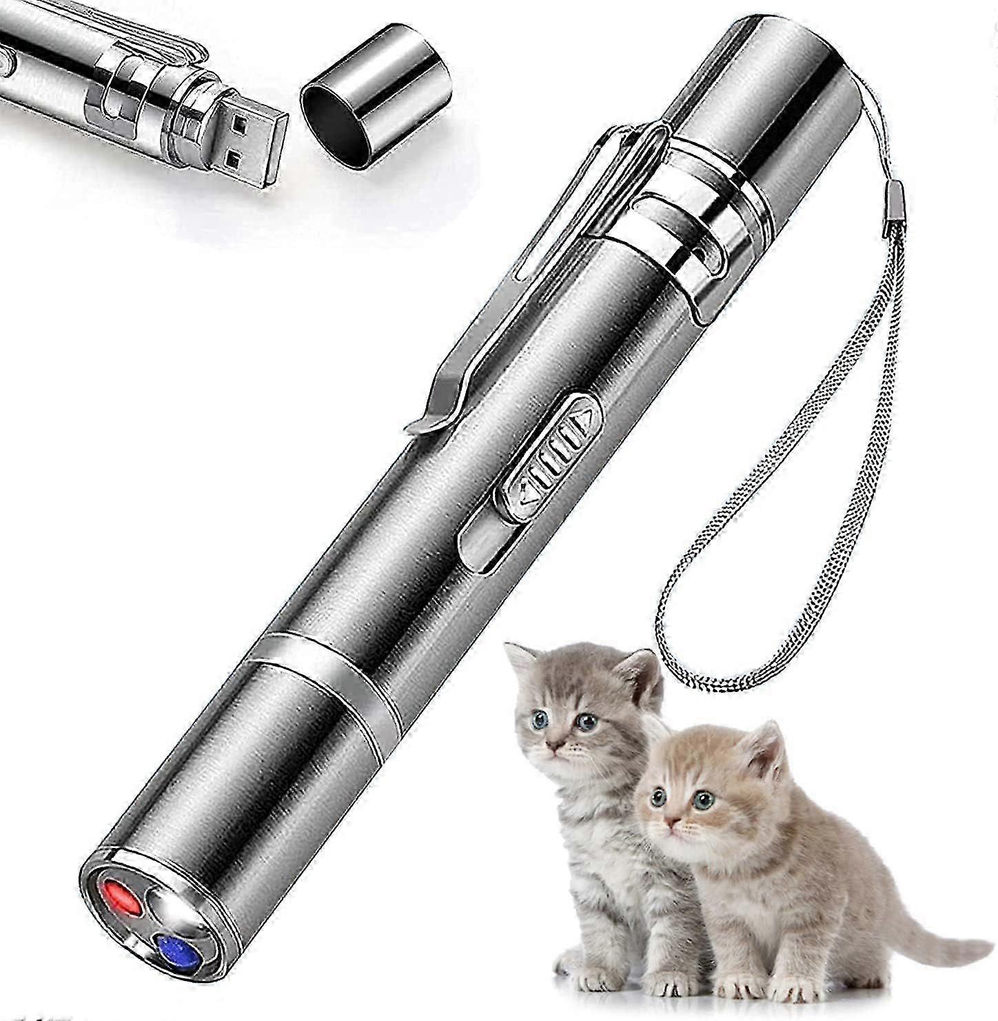 2025 latest cat toy laser pointer, suitable for indoor use, rechargeable