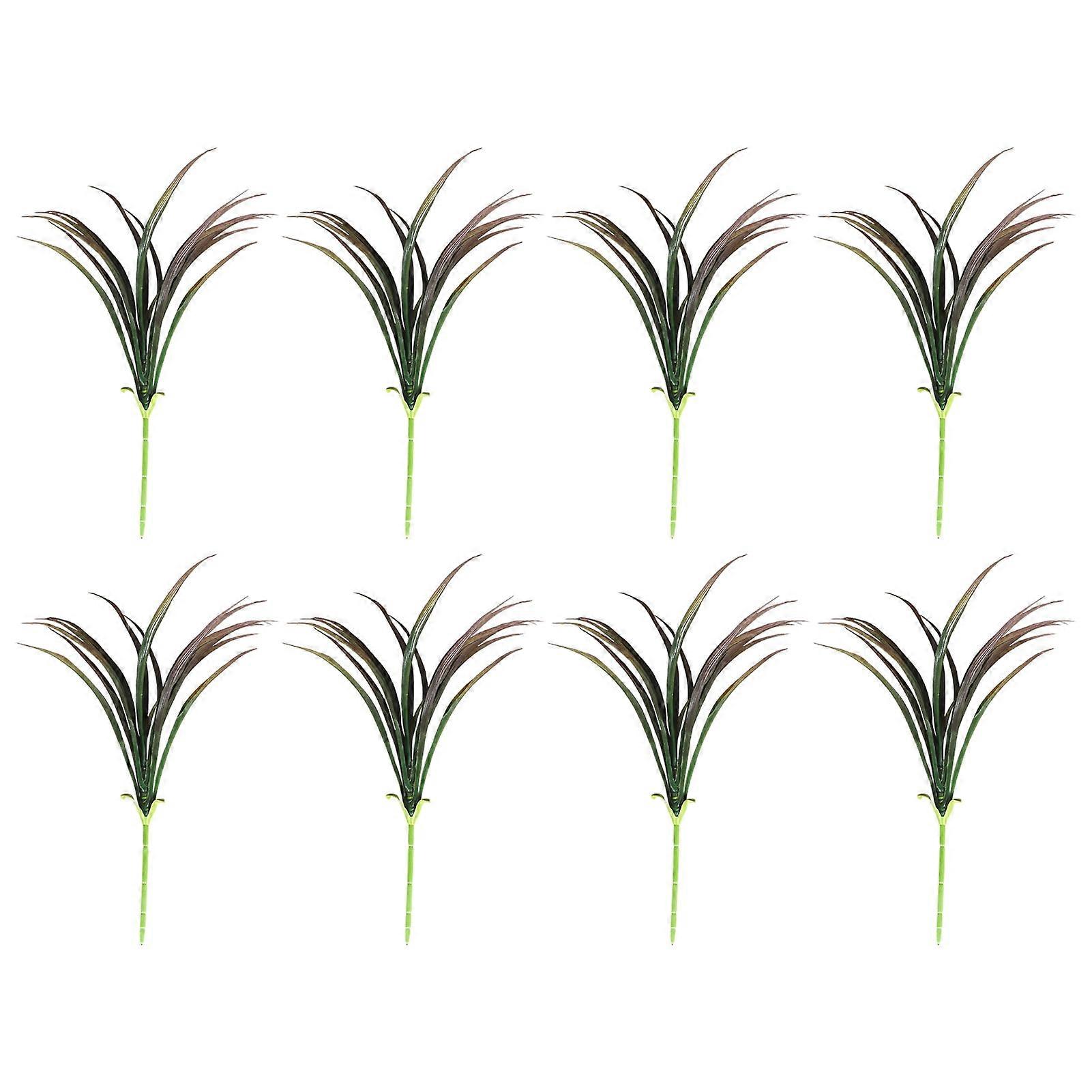 Hariumiu Realistic Fake Daffodils 8pcs Artificial Daffodil Bouquets Set Realistic Low-maintenance Simulated Fine Workmanship Artificial Bouquets