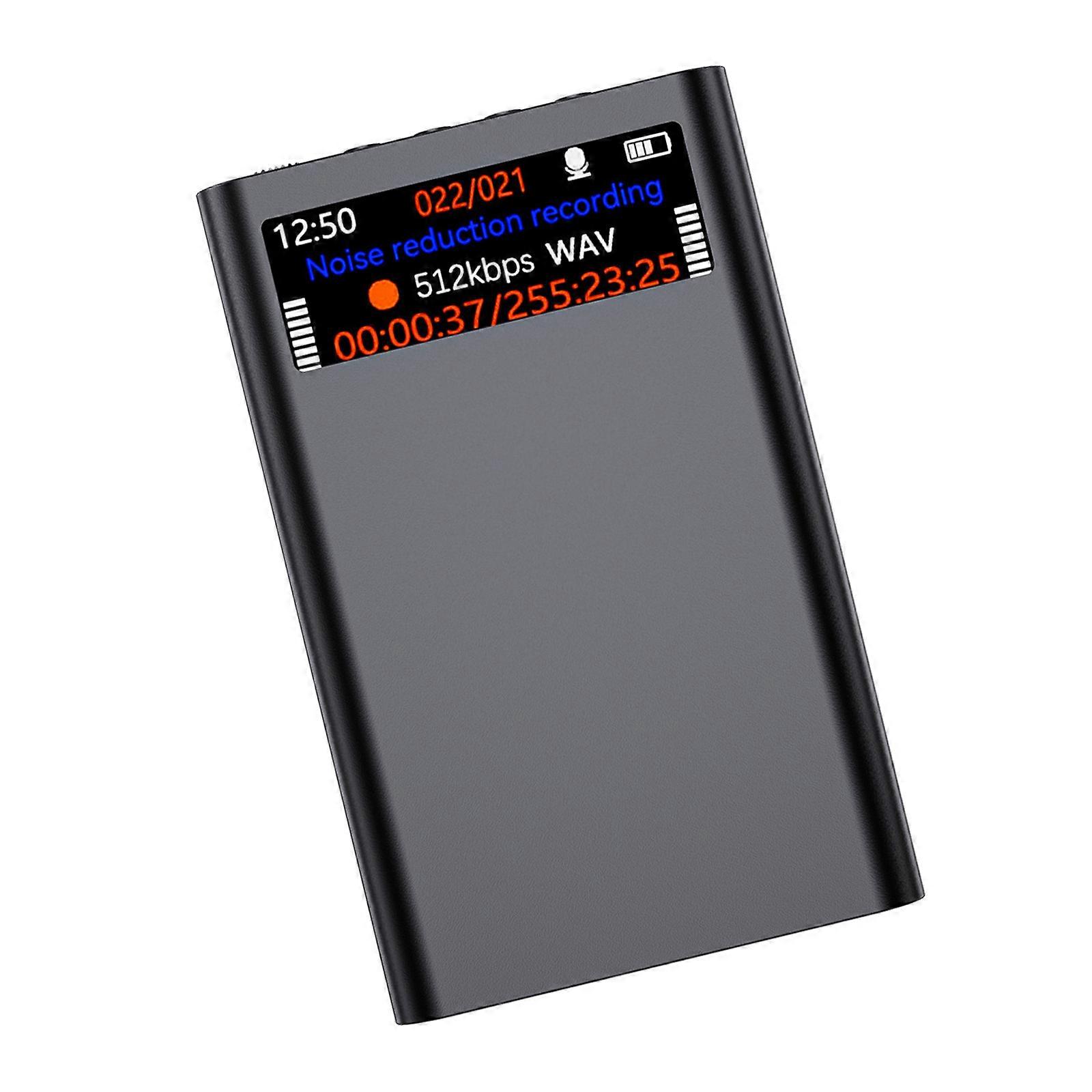 High Resolution Display Digital Voice Recorder Featuring Effortless Recording Button & Visual Status Indicator Upgrades Multicolor