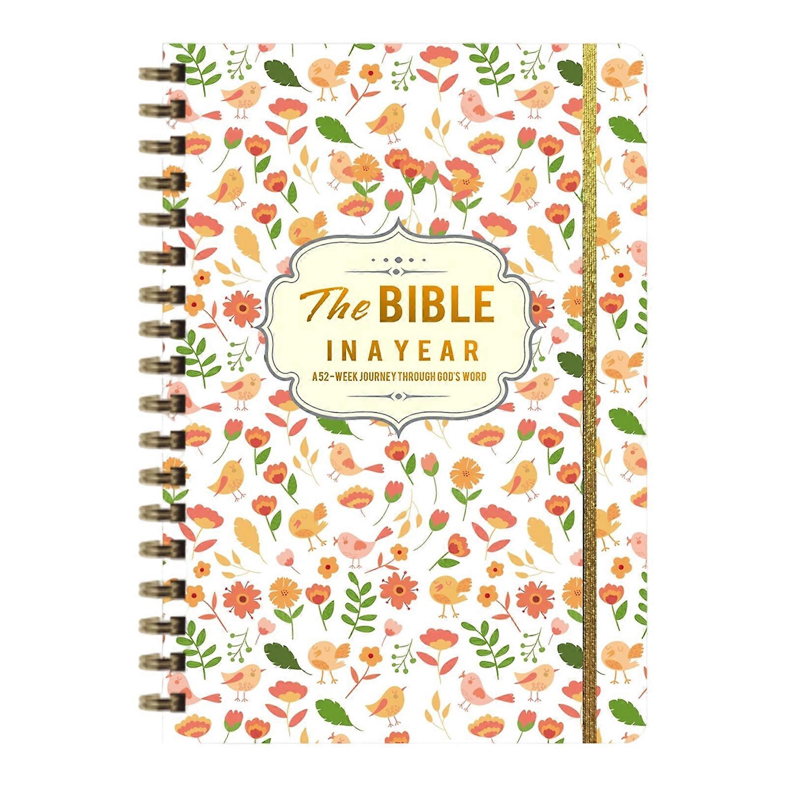 Structured Scripture Study Notebook For 52 Weeks Featuring Ample Writing Pages And Practical Light Weight Construction Multicolor
