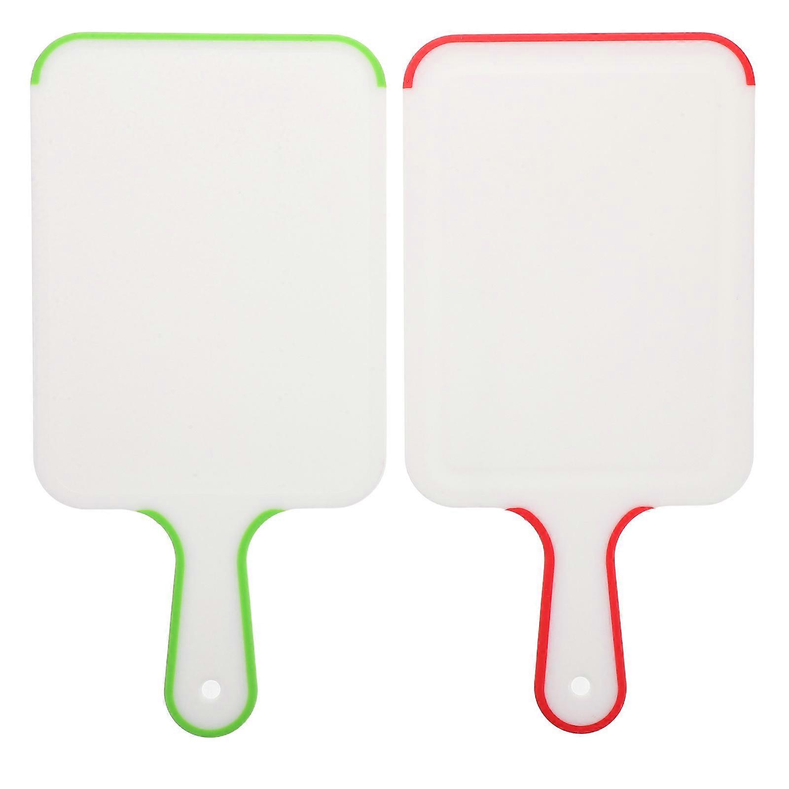 Cutting Board Plastic Kitchen Boards for Camping with 2Pcs Portable Handles