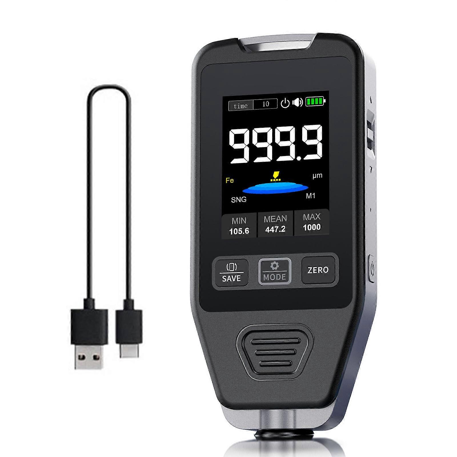 Auto Paint Thickness Checking Tool Accurate Paint Layer Measurement Tool for Reliable Data in Various Testing Environment Multicolor