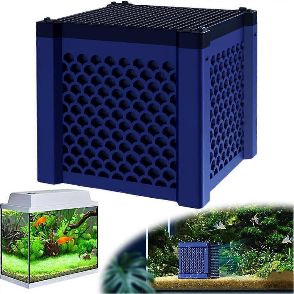 Aquarium Filter Cube with Activated Carbon, Honeycomb Charcoal for Fish Tanks, Ponds and Livestock