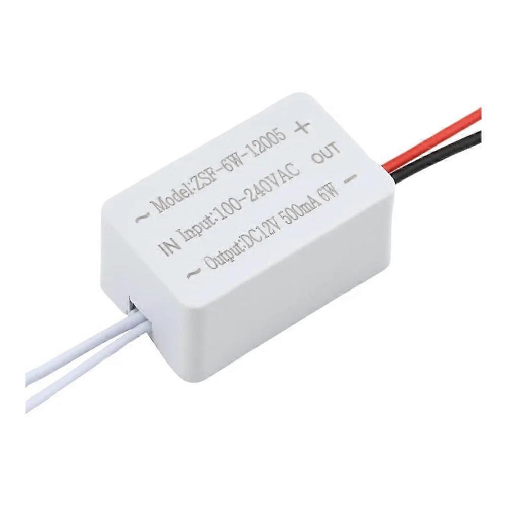 LED Power Supply 12V 0.5A 6W Constant Voltage LED Driver for Cabinet and Bathroom Mirror Lights