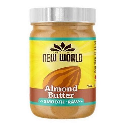 New World Organics Almond Butter Raw Smooth, 365 Grams (Case Of 12)