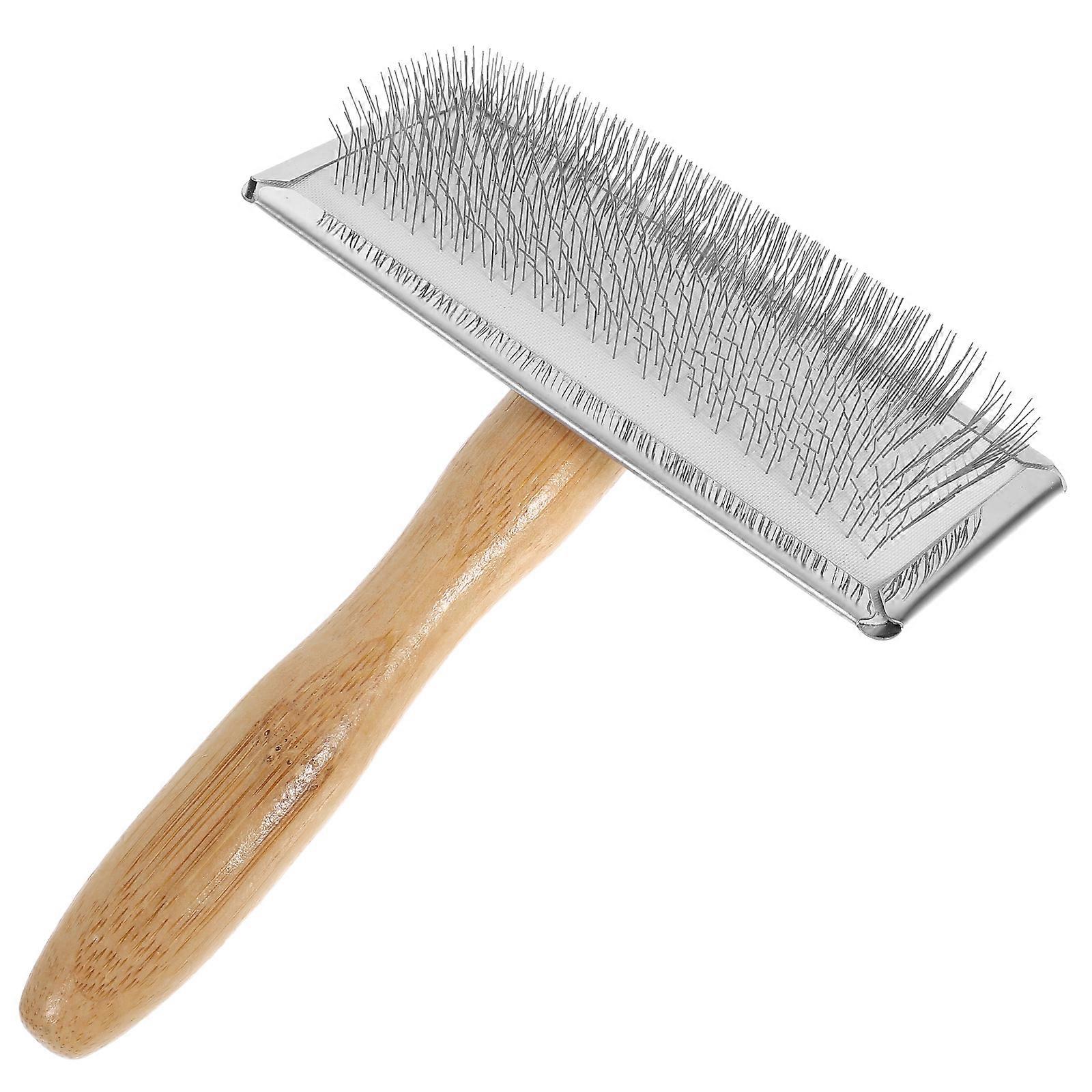 Efficient Wool Carder Needle Felting Brush Hand Tool for Craft Projects