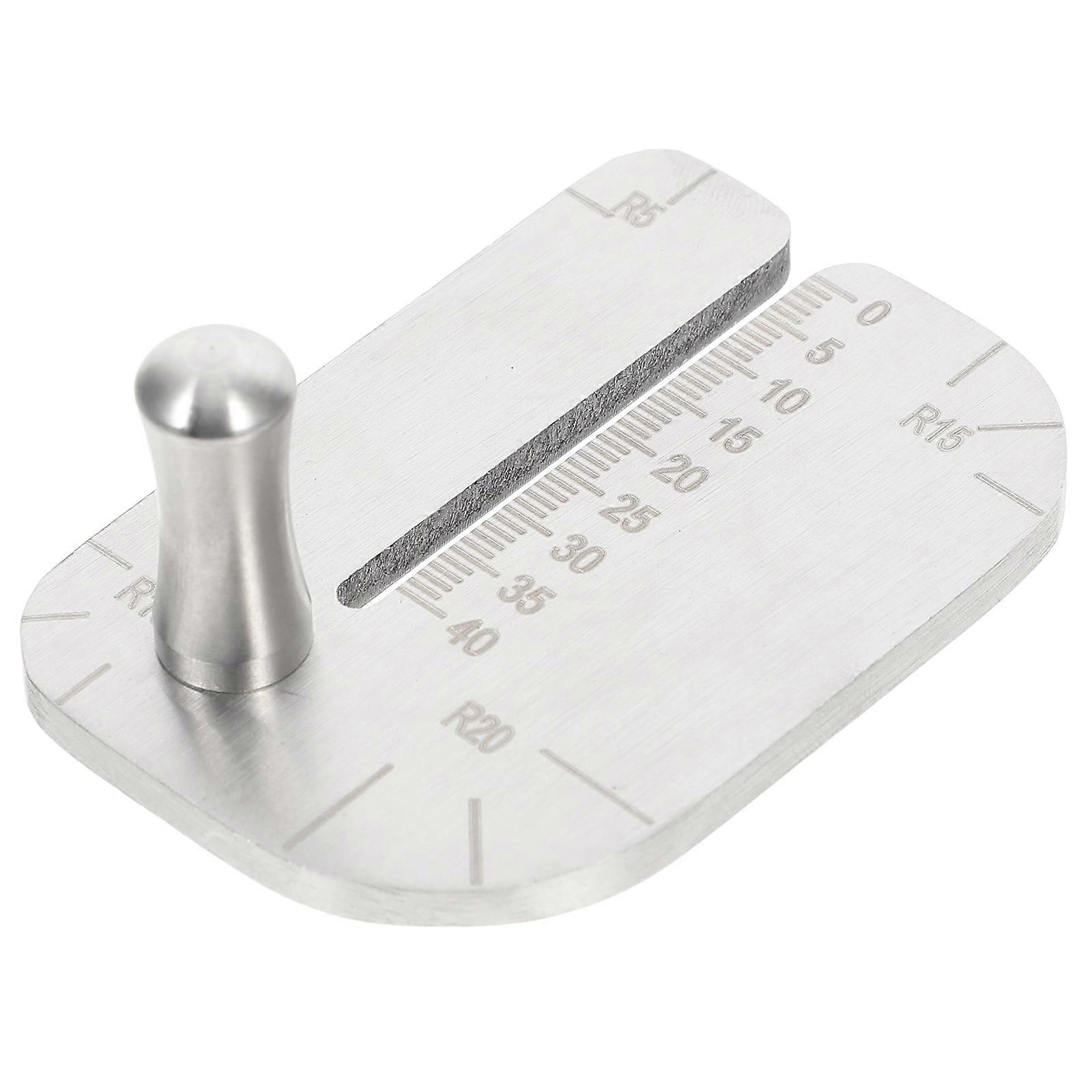 Stitching Aid Plate Stainless Steel for Craft Punching Tools Set