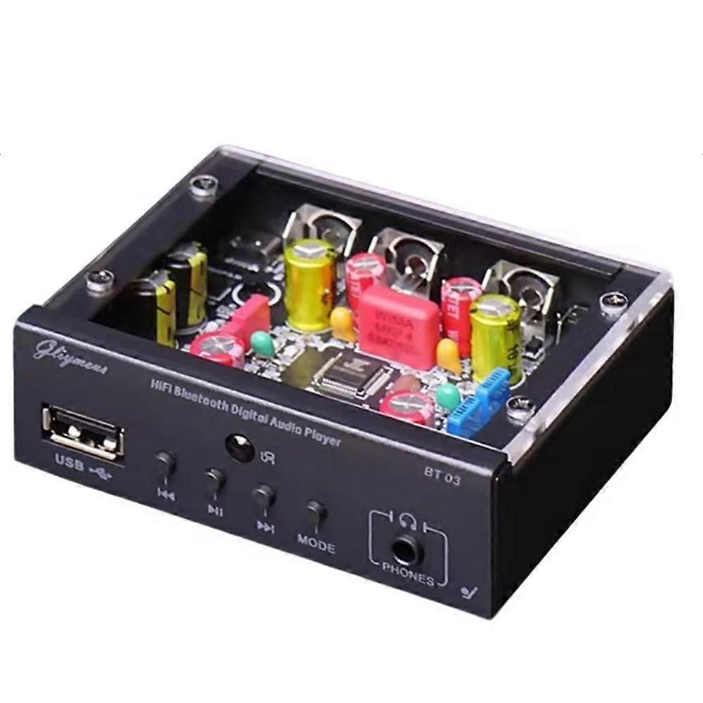 HIFI Audio Decoder Bluetooth5.3 Audio Receiver 24bit 48KHz Lossless Decoding USB PlaybackBuilt-in OP