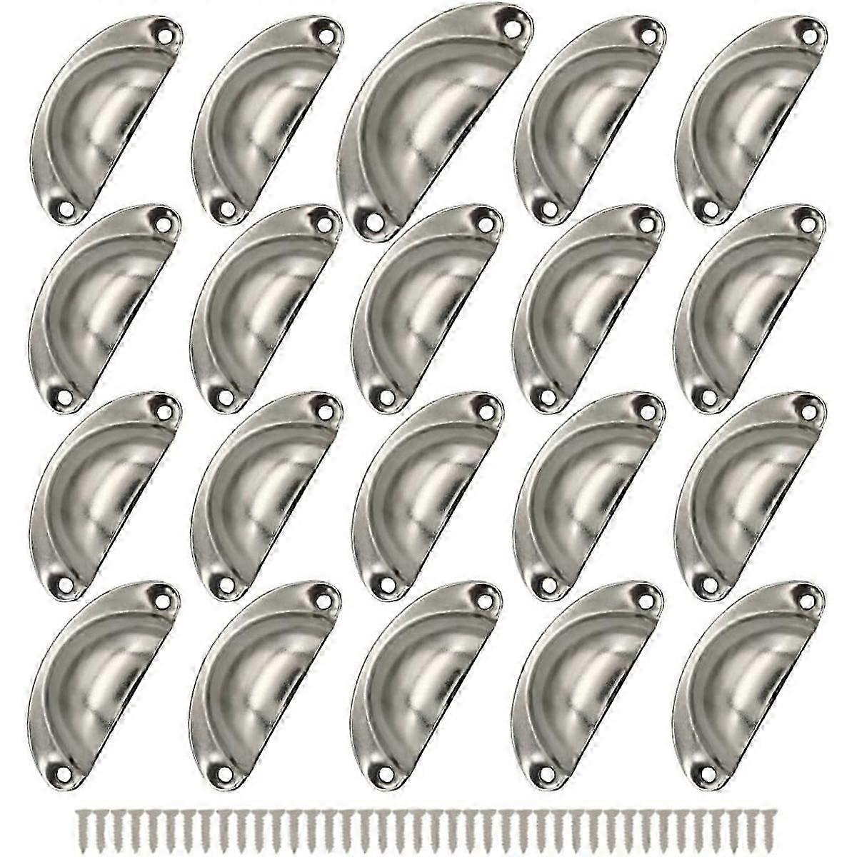 Cabinet Handles, Sturdy Silver Drawer Pulls