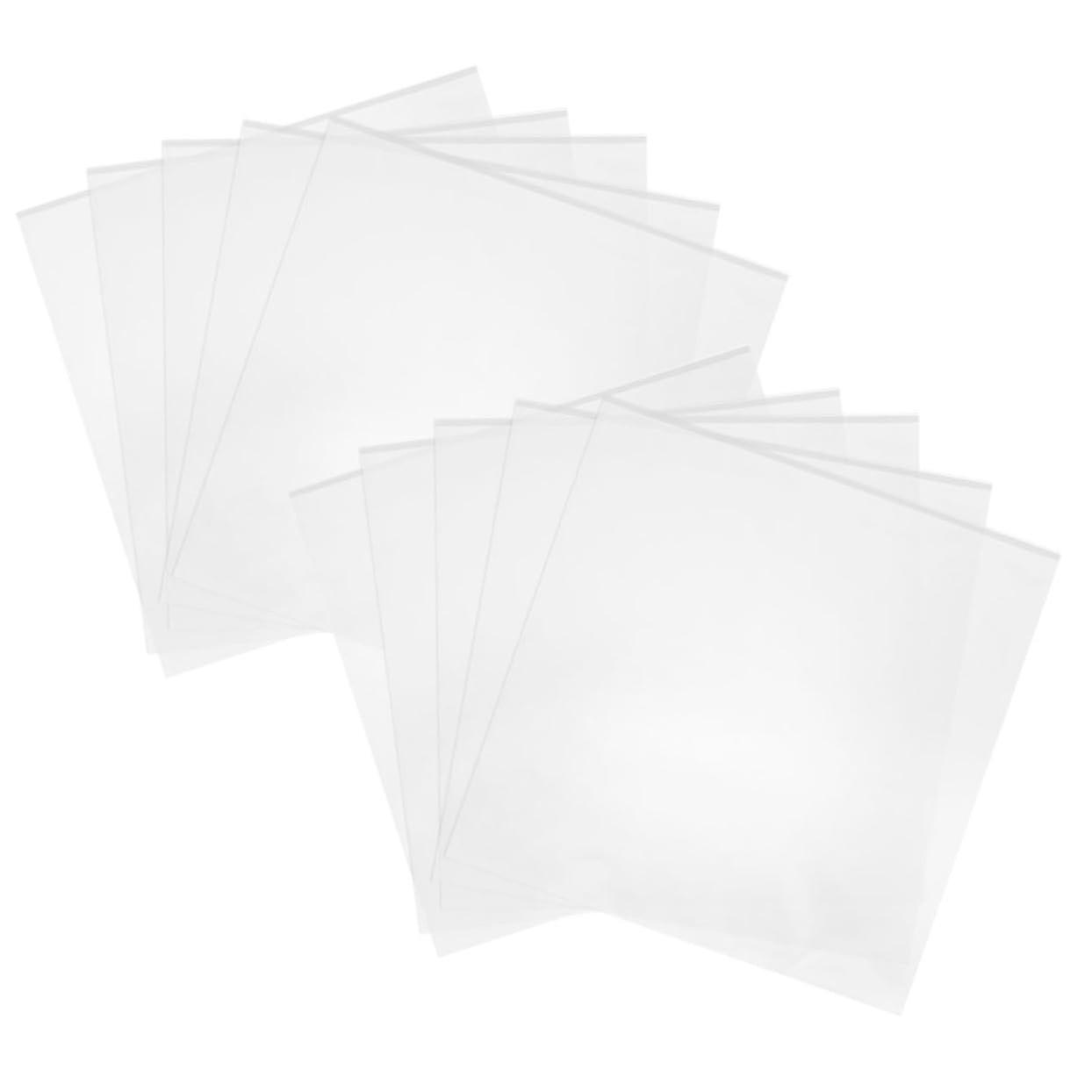 10pcs Clear Vinyl Record Outer Sleeves ScratchResistant Dustproof Protective Covers for LPs
