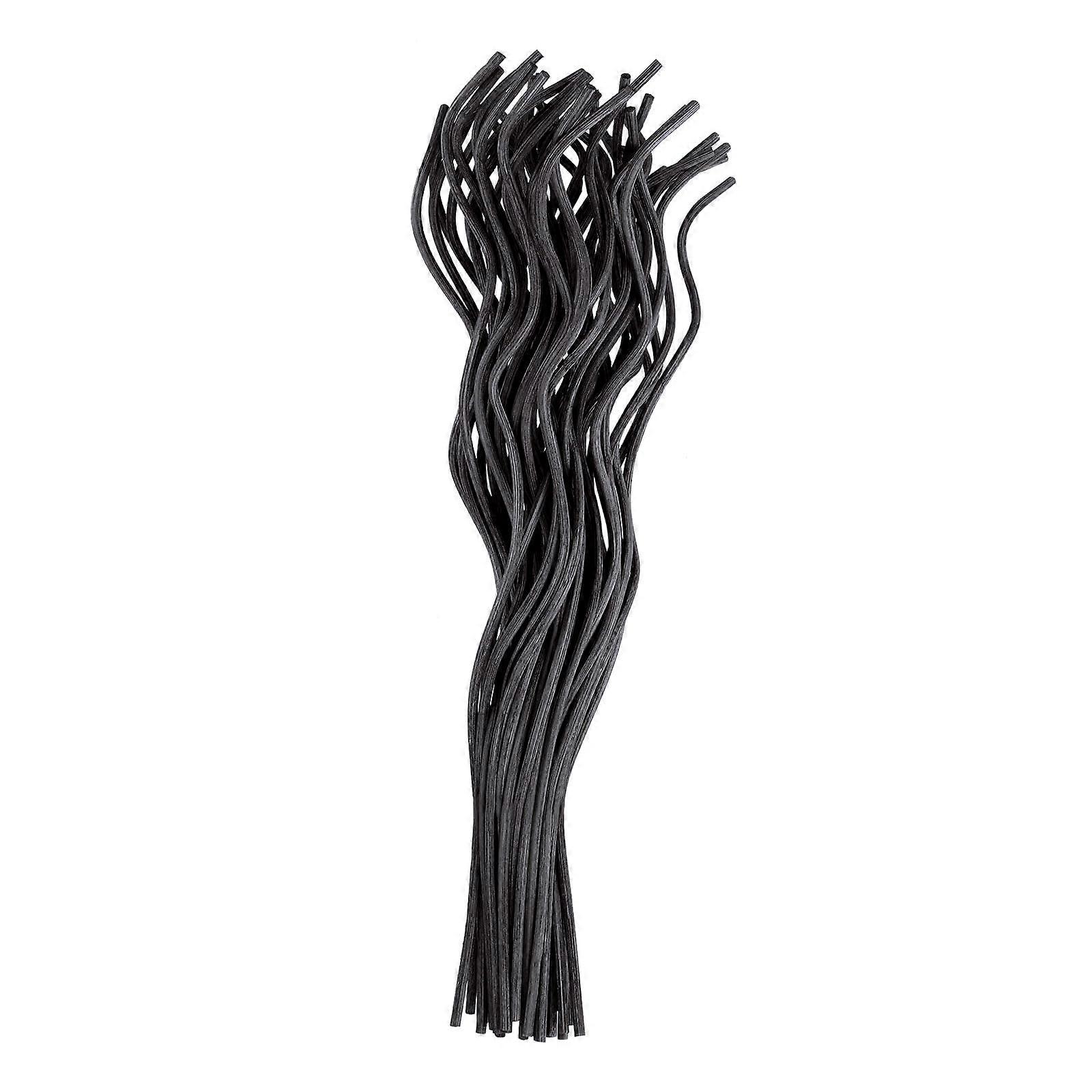 28cm Black Rattan Reed Diffuser Replacement Sticks 50 Pack for Consistent Aroma in Home or Office