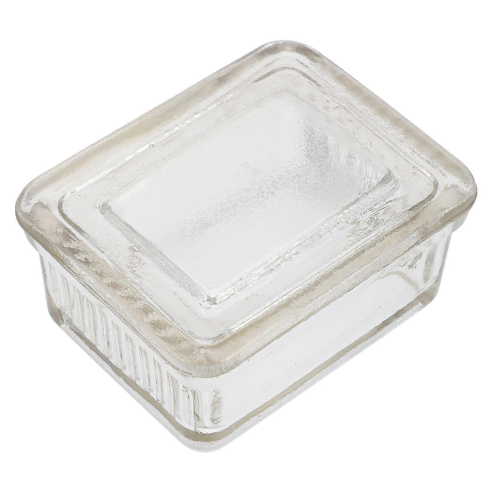 1pc Professional Laboratory Glass Staining Jar 9-Slide Capacity Staining Tank