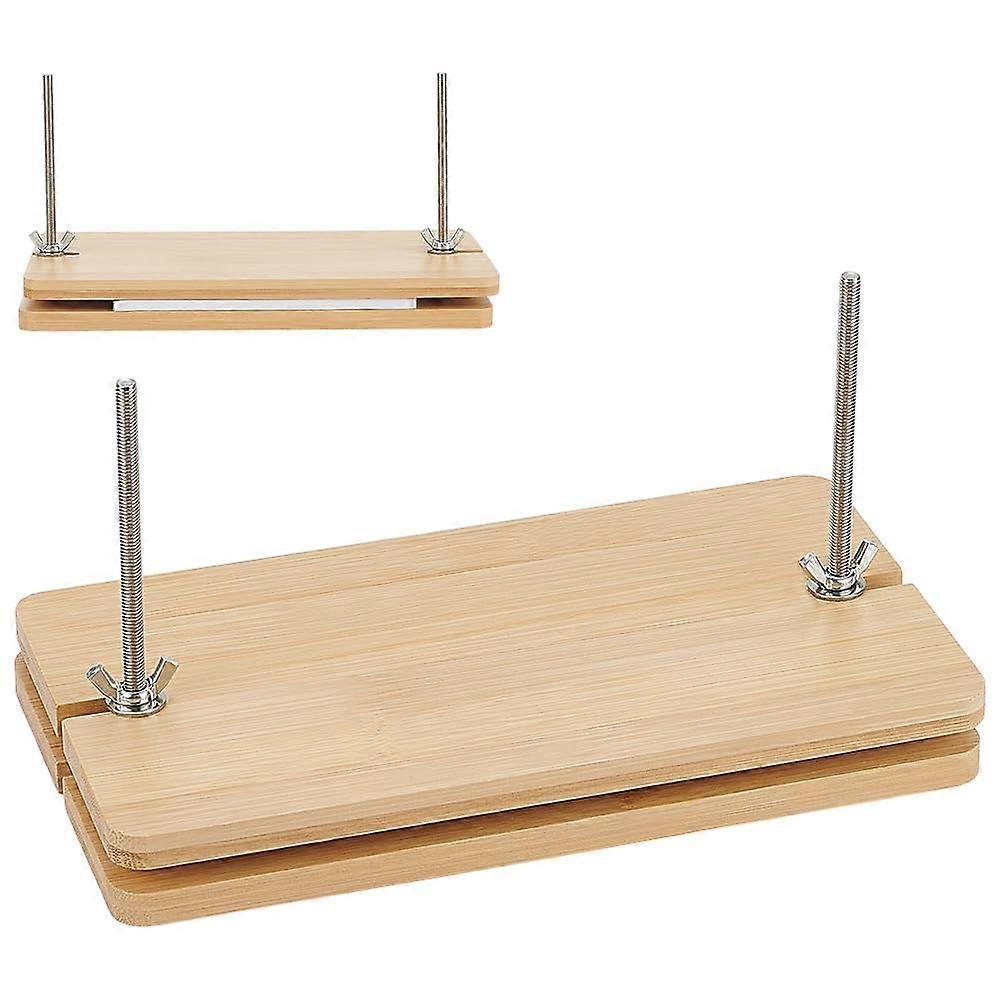 Wooden Book Binding Press 9.3x5.9in Compact Design for DIY Bookbinding, Home and Office Use