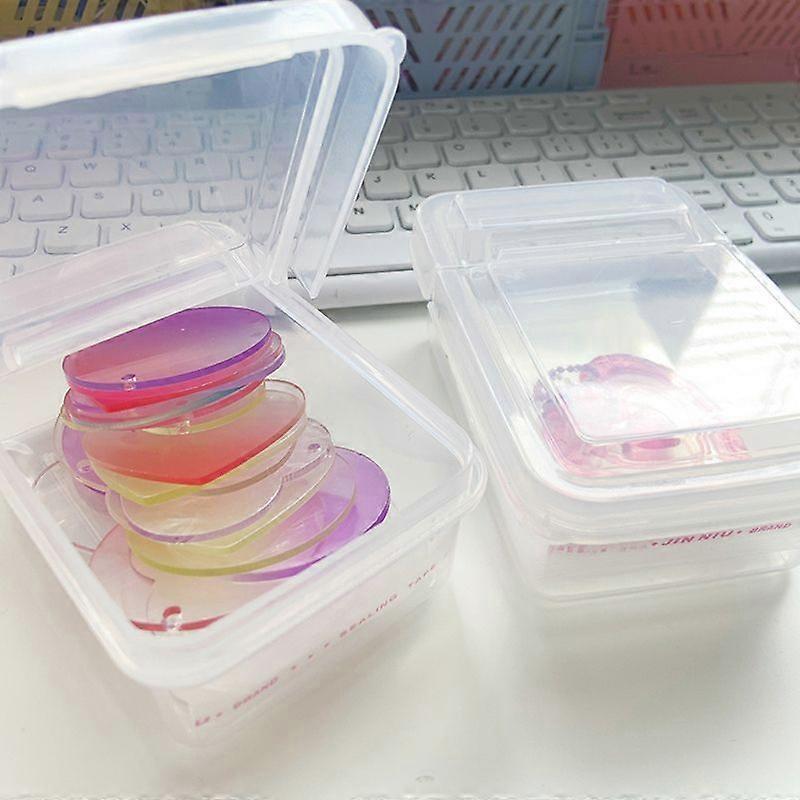Collection Container Case Plastic Transparent Storage Box Small Clear Store Box
