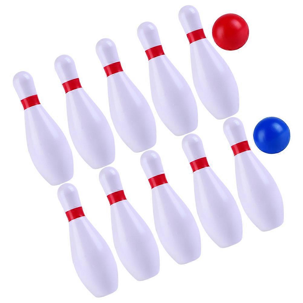 Assorted Color Bowling Set PU Bowling Balls for Kids Use 2Sets