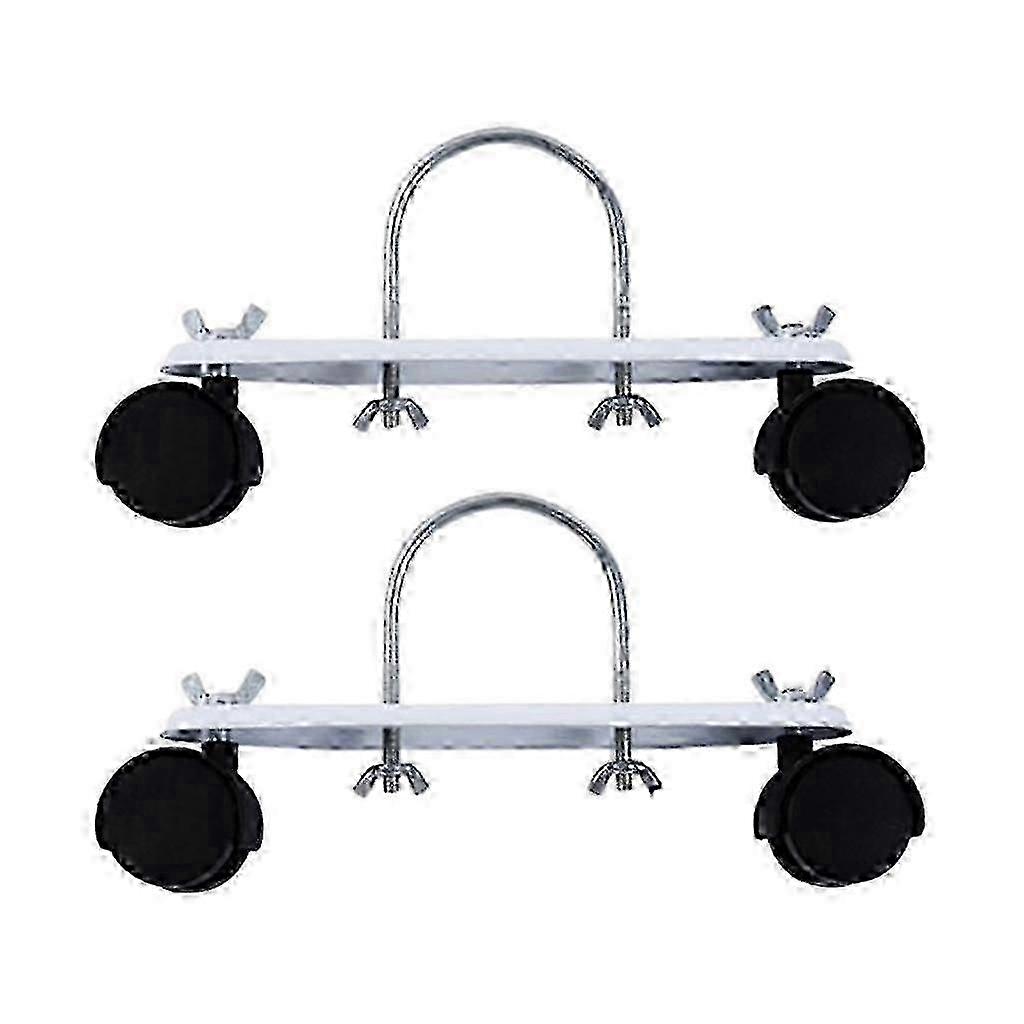 2-Pack Adjustable Heater Mobility Base with 360 Swivel Casters for Easy Movement