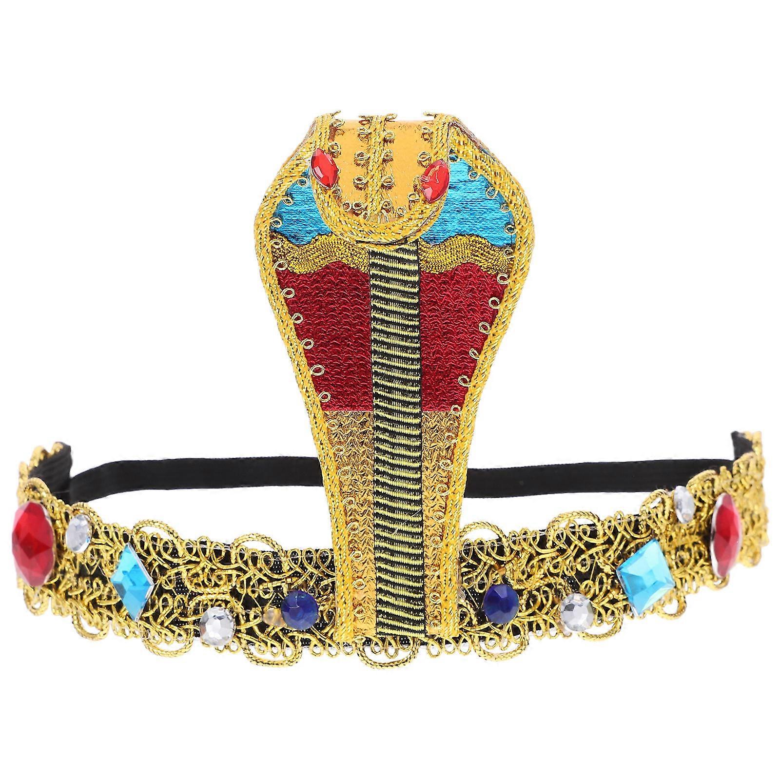 Snake Headband Egyptian Headpiece for Decor Durable Cloth