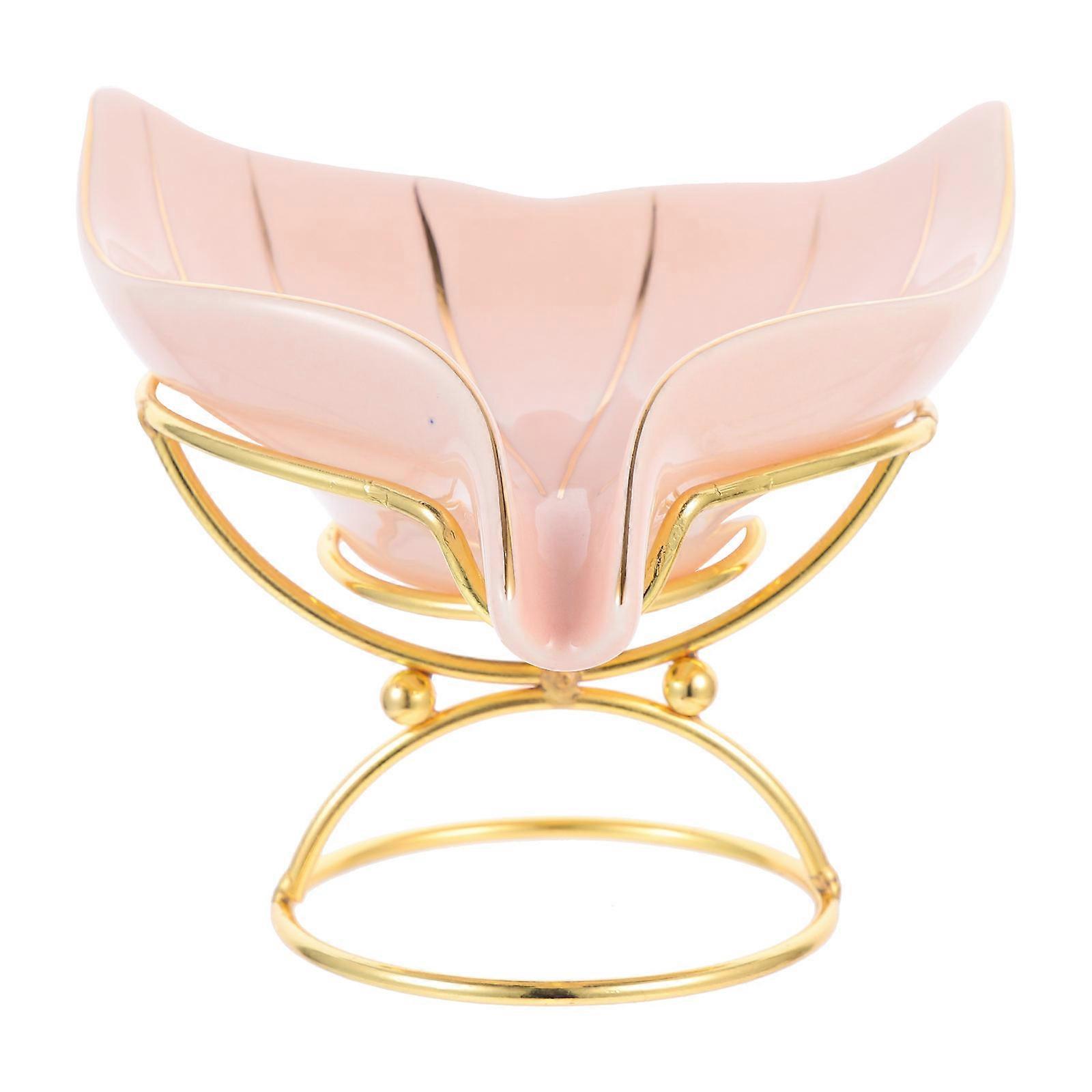 Decorative Soap Rack Ceramic Mermaid Tail for Soap Storage 1Set