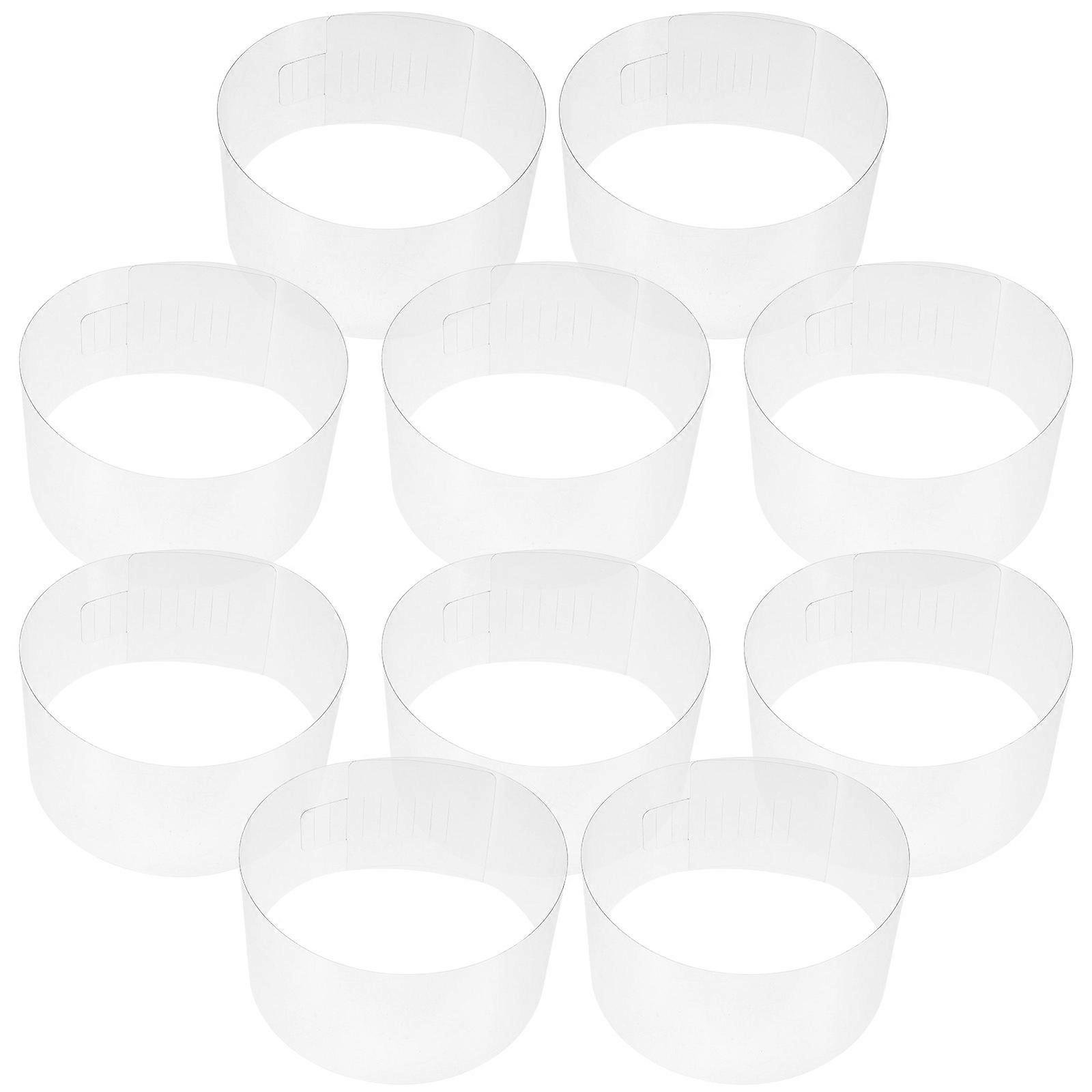 Hat Inner Support Plastic for Peaked Cap Insert 10Pcs Holder