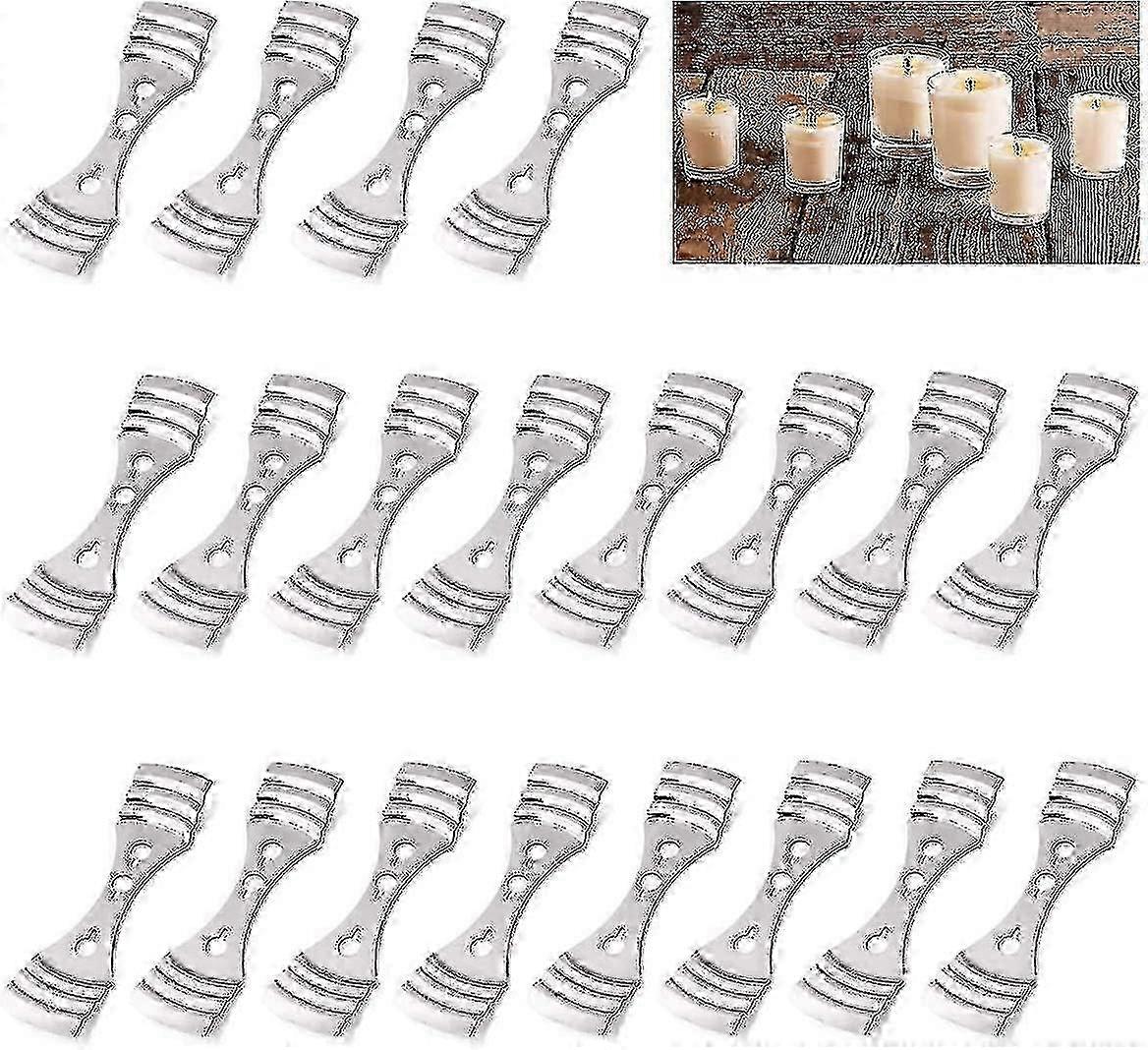 2025 20pcs Metal Candle Wick Centering Device