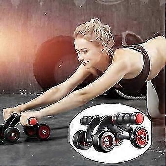 HT01 Automatisch terugverend, stil buikspierwiel met vier wielen, fitnessapparaat 25-26