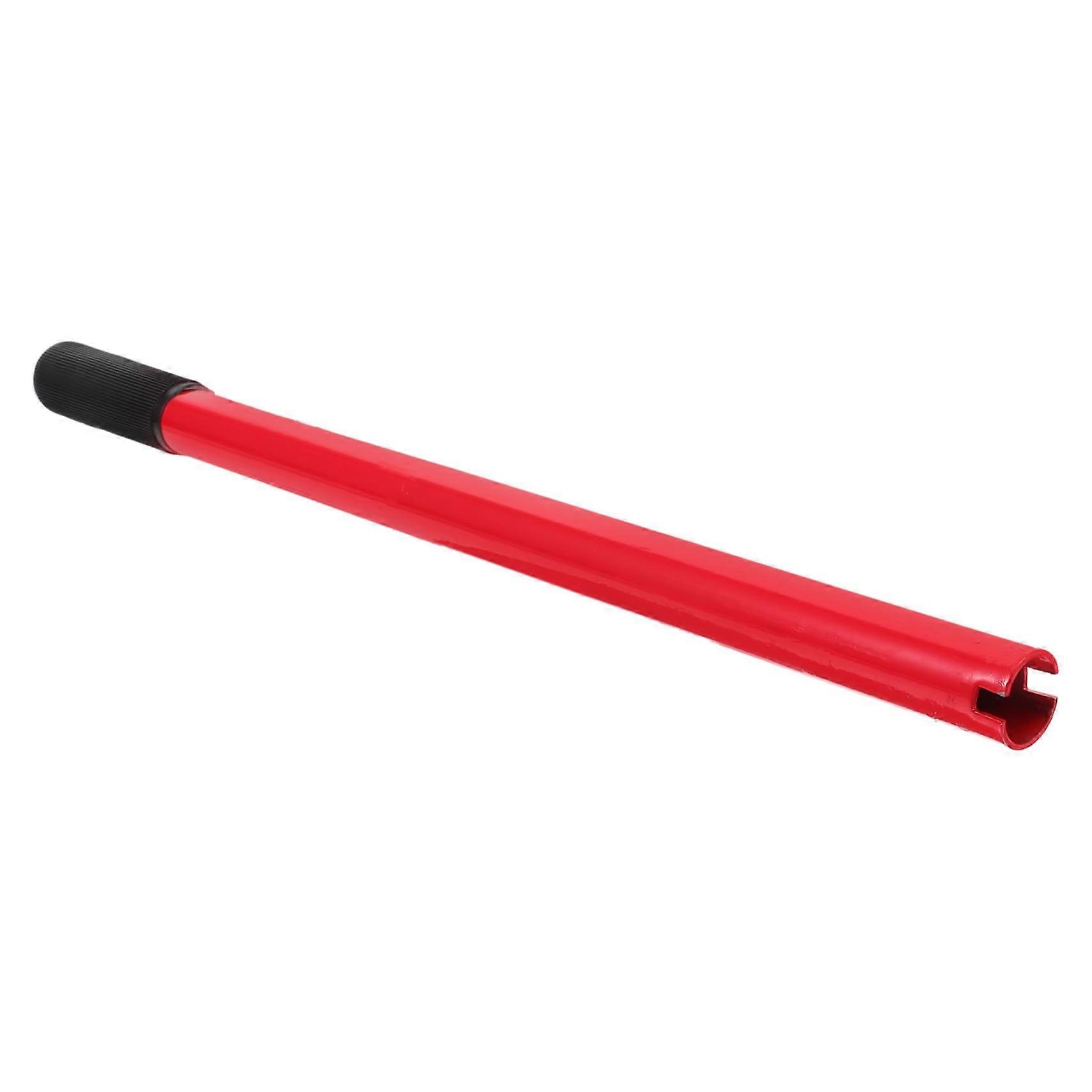 Car Jack Handle Replacement with NonSlip Rubber Grip, Durable Metal Hydraulic Jack Handle, Red