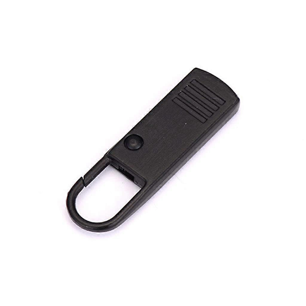 Zipper Pull Replacement Durable Metal Tab for Luggage Backpack Suitcase Jackets 11x38mm Black L