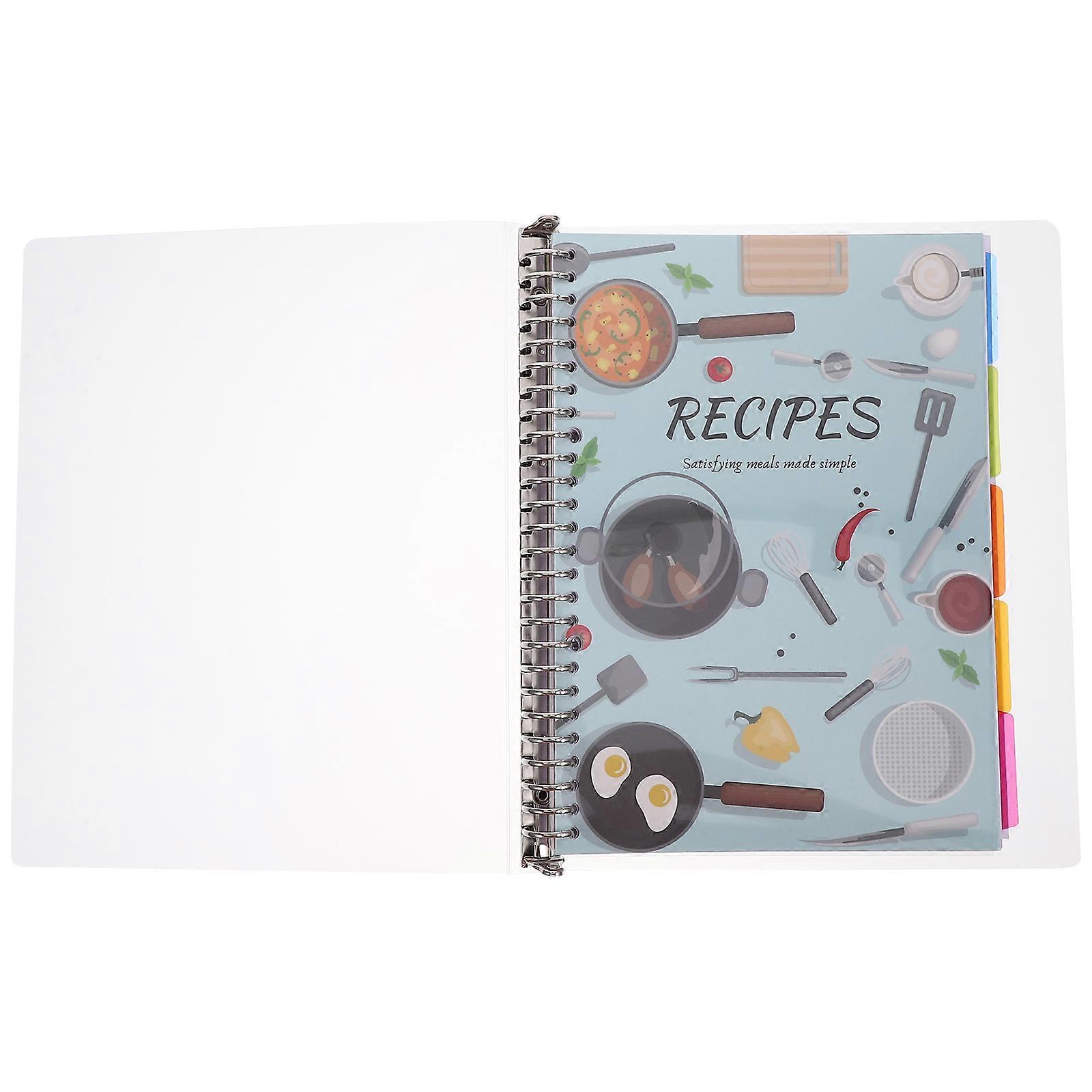 Recipe Notebook Recipe Planning Book for Meal Tracking