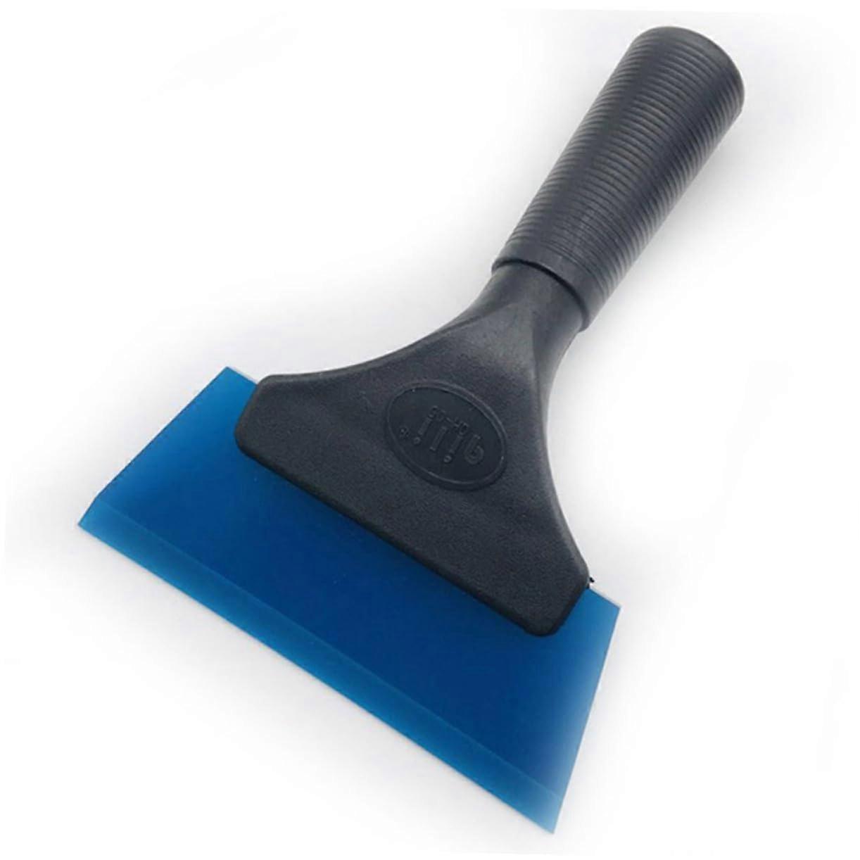 Sticker Removal Tool with Sharp Plastic Blade and Soft Squeegee for Window Film and Auto Detailing
