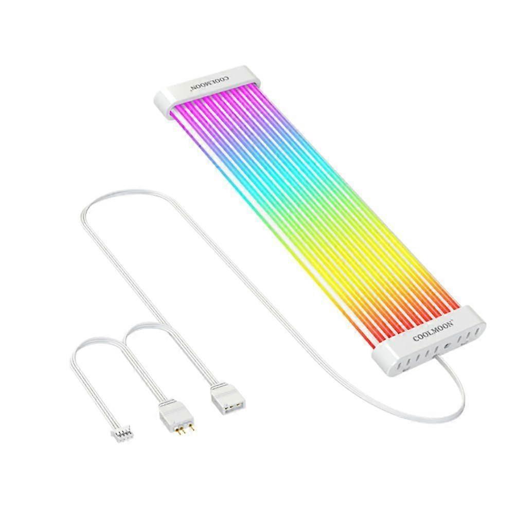 ARGB PC Power Supply Cable Kit with 5V Sync Lighting and Cable Management for ASUS, MSI, ASRock