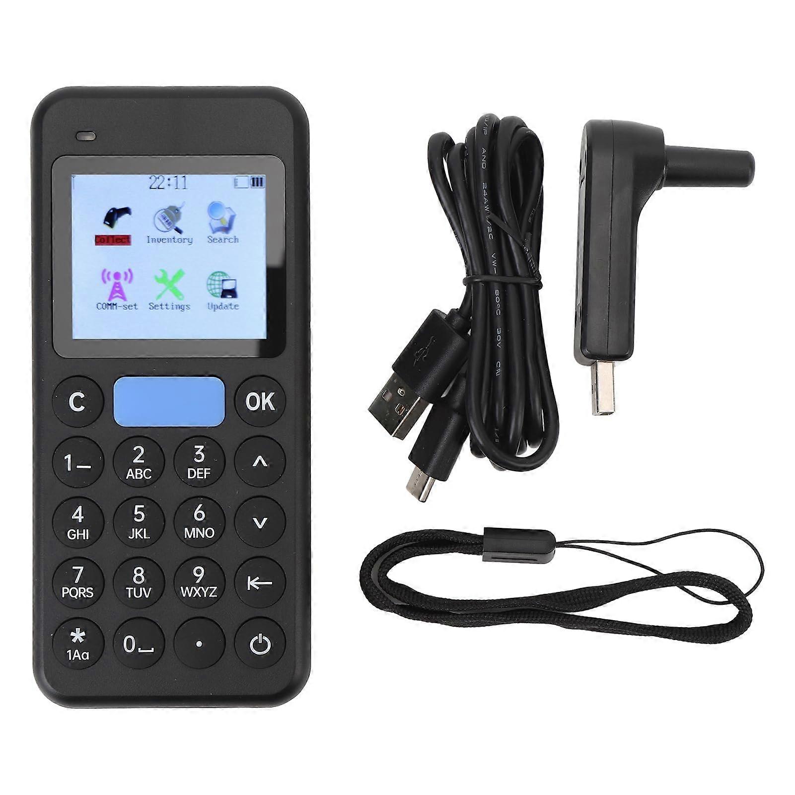 Wireless Handheld 2D Barcode and QR Code Scanner with Long Battery Life, 300m Range, Ergonomic Grip