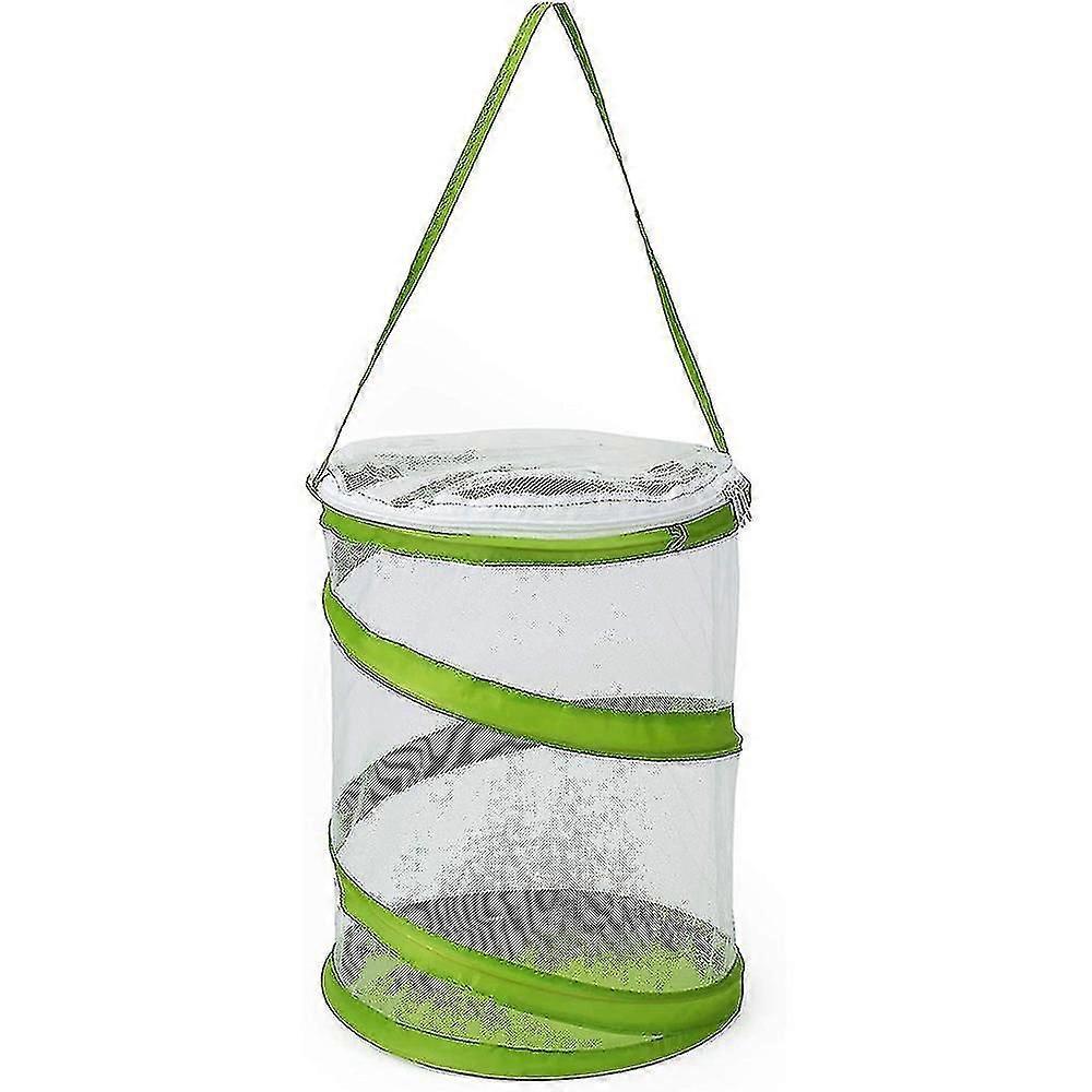 Foldable Insect Butterfly Habitat Cage Clear Mesh Portable Cage Container