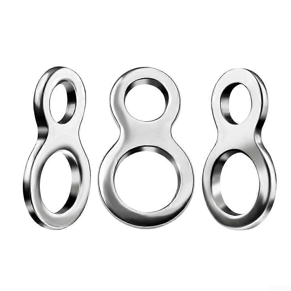 Fishing Swivels and Split Ring Connectors, Stainless Steel, Smooth Rotation, RustResistant, 20Pack