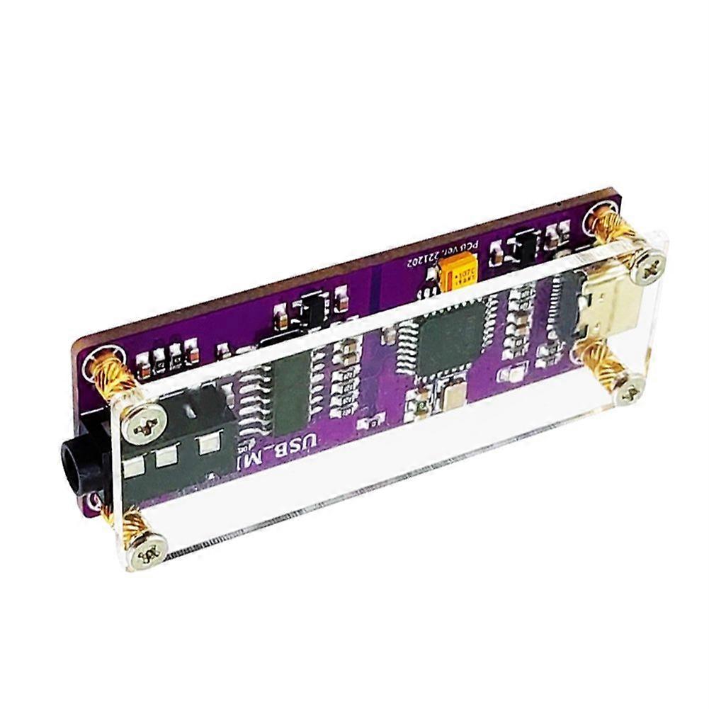 S008 USB Mini Portable DAC Decoder 127dB Headphone Amplifier, HiFi, Low Noise, DIY External Sound Card