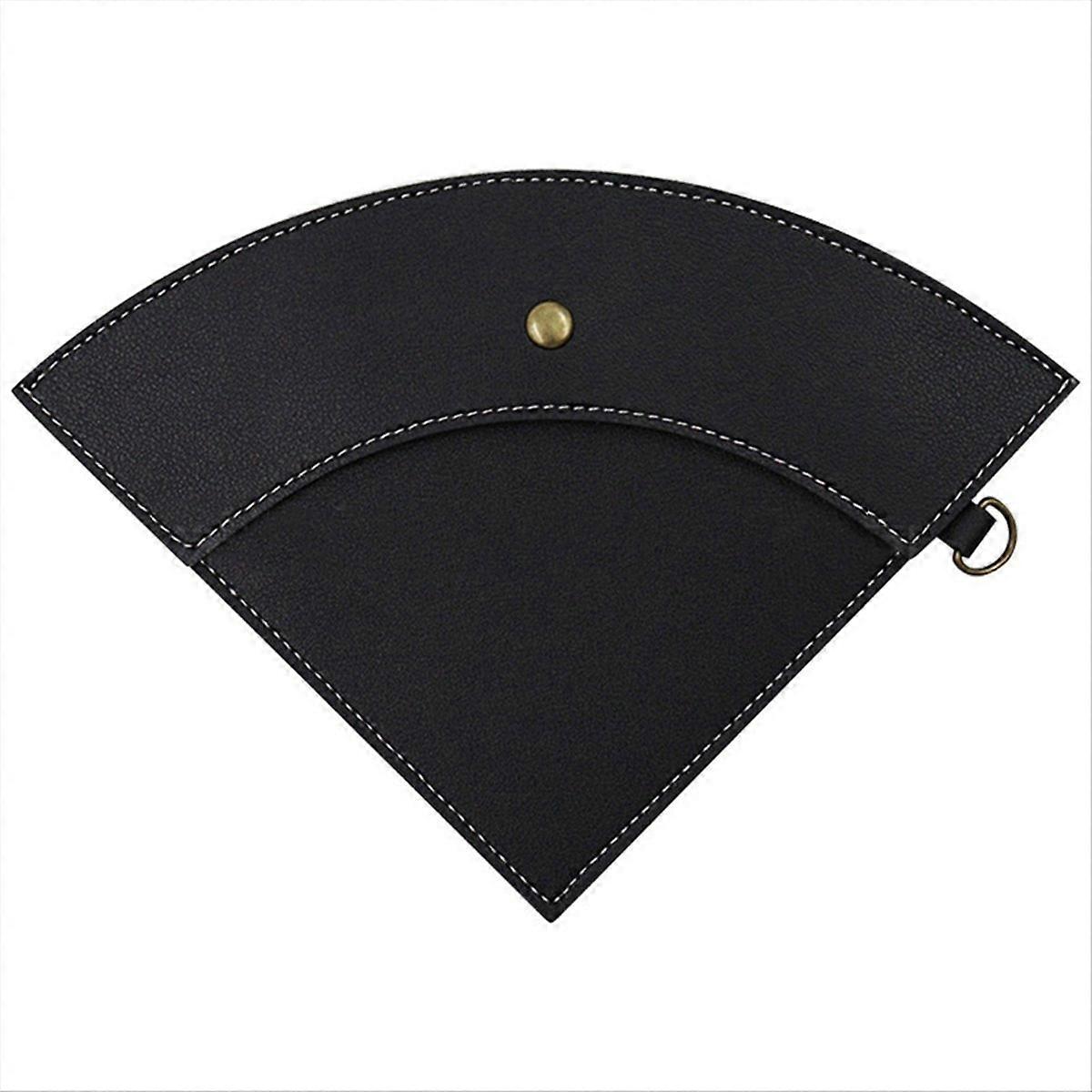 PU Leather Coffee Filter Paper Storage Bag for Coffee Dripper,B