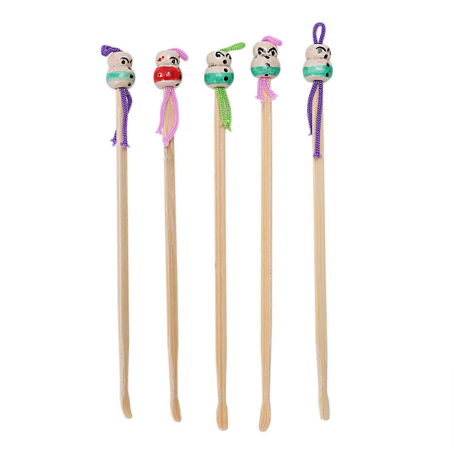 Bamboo Clean Wax Removers 5 Pcs Ear Picks
