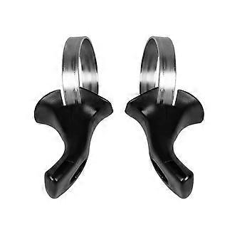 Ergonomische antislip fietshandvatten met aluminium stuuruiteinden, 1 paar