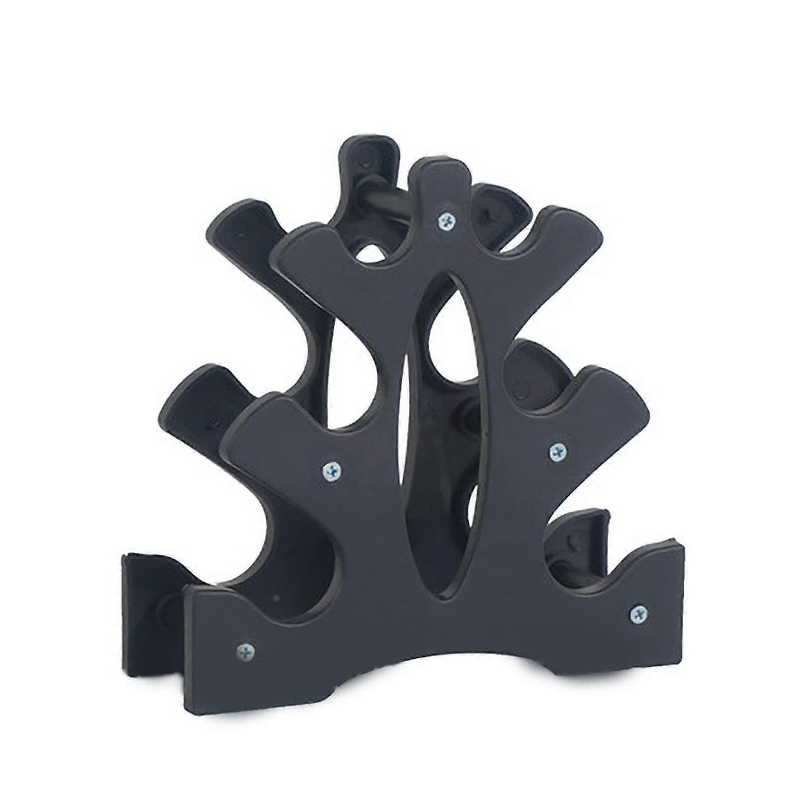 Dumbbell Rack 3 Tier Triangular Weight Stand for Home Gym, Space Saving Secure Dumbbell Hold
