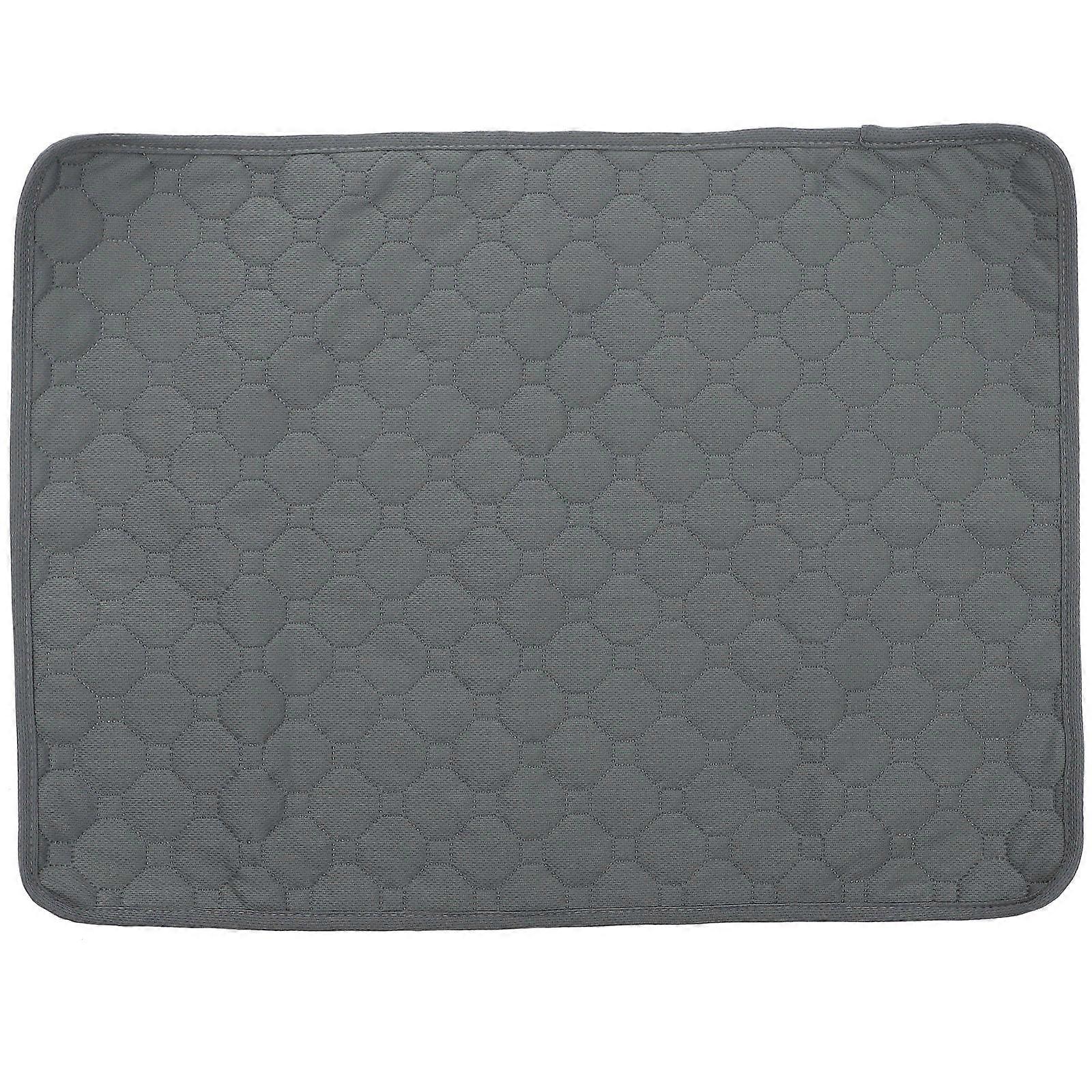 Puppy Pee Pad Reusable Dog Training Mat for Pets Grey Cloth