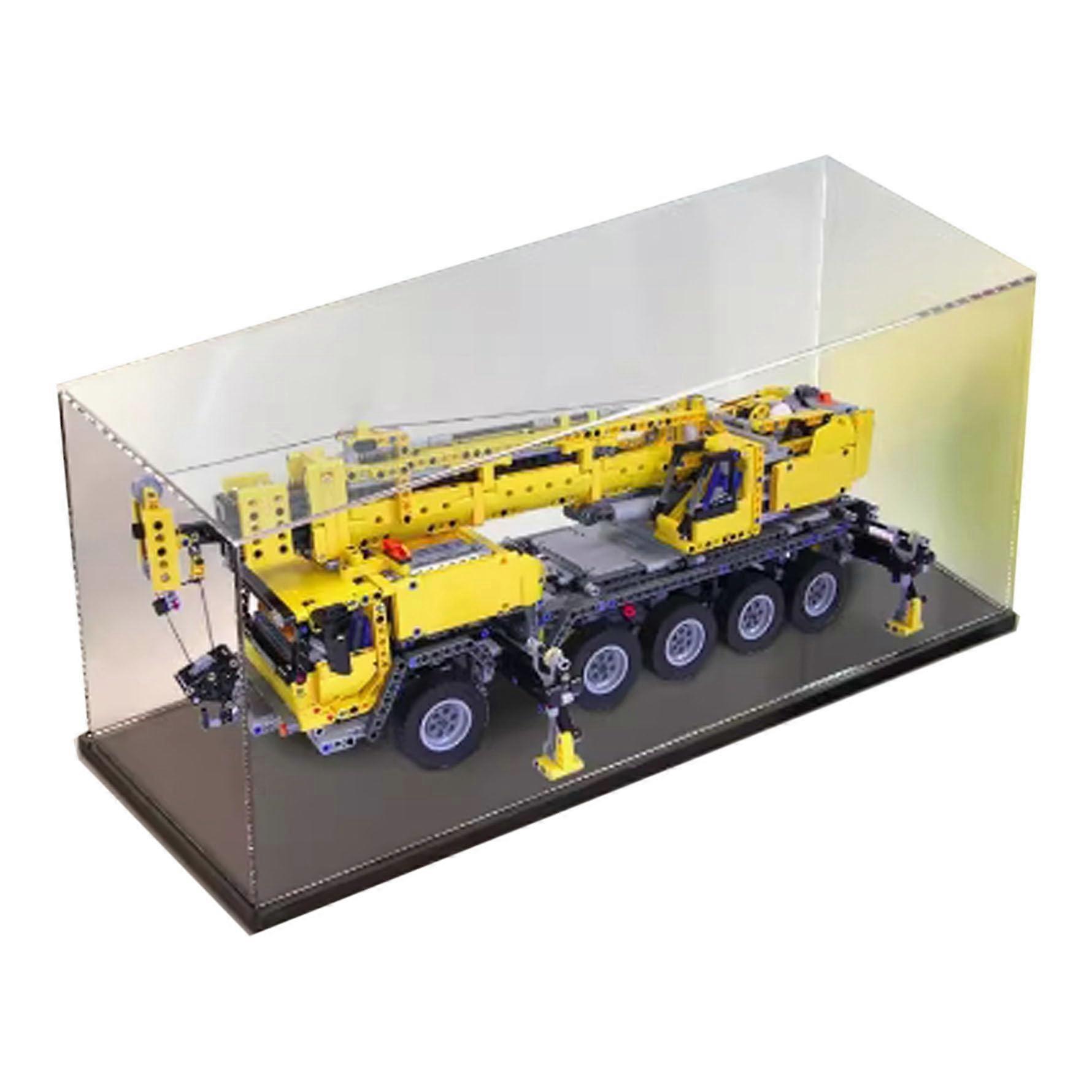 Display Case for  42009 with Black Thickened Base, Dustproof Waterproof Clear Acrylic Box