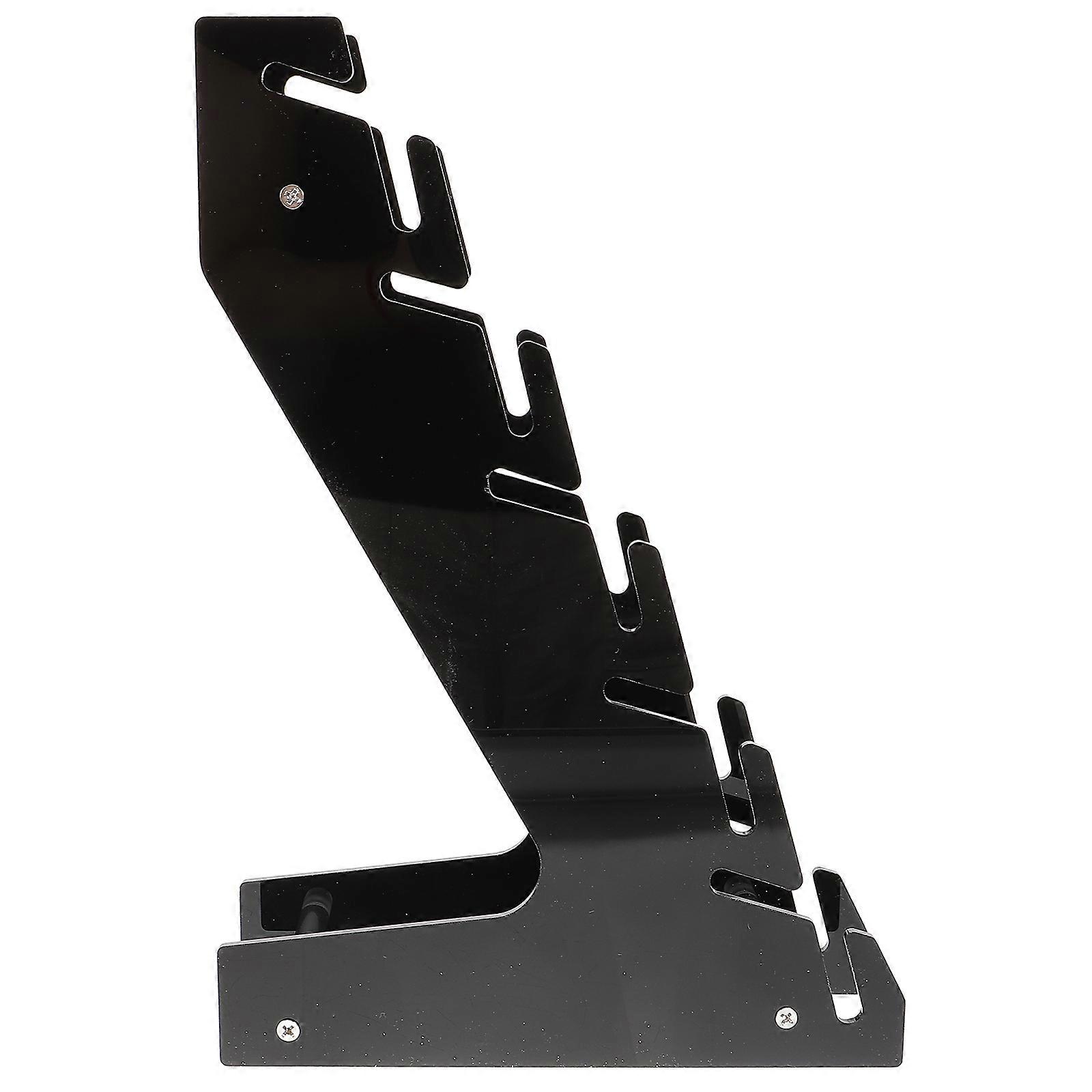 Acrylic Hat Display Rack for Baseball Caps 4Pcs Black Hat Organizer