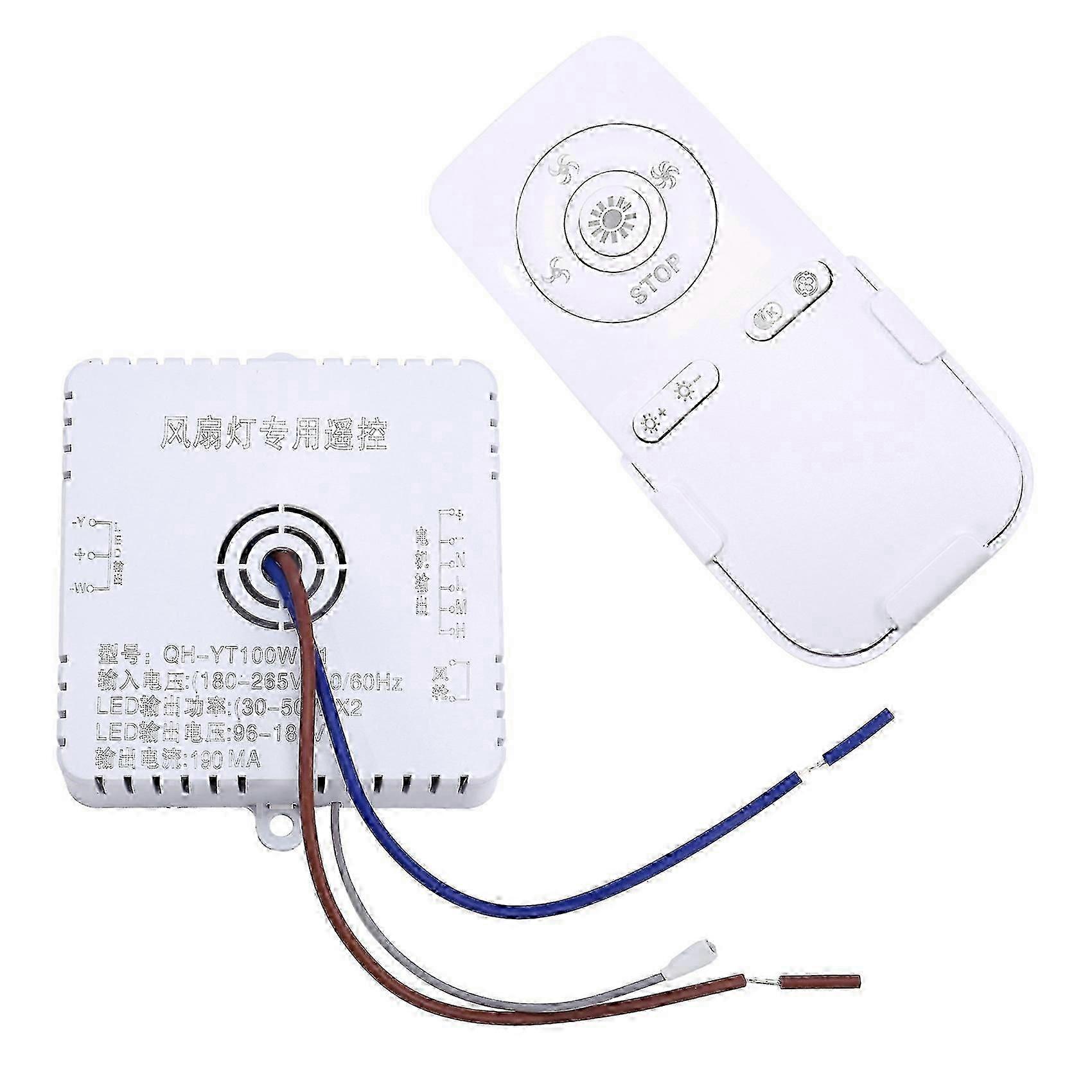 Ceiling Fan Light Remote Control 100W Receive Controller Driver